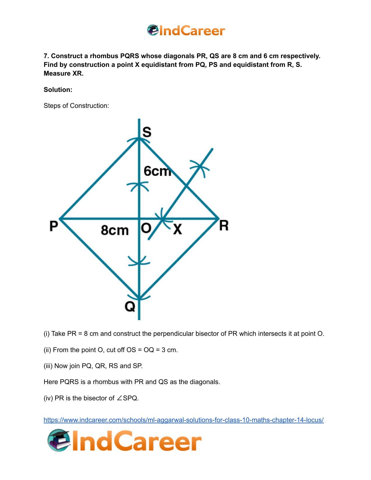 ML Aggarwal Solutions for Class 10 Maths Chapter 14- Locus - Page 53