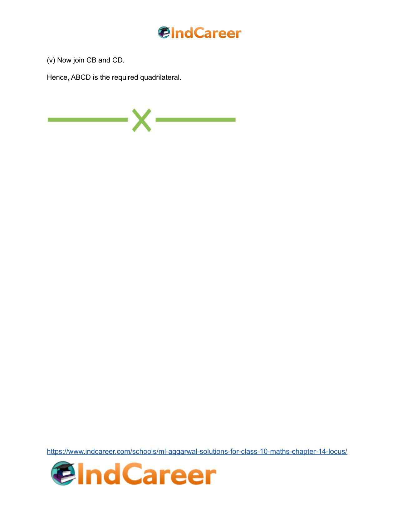 ML Aggarwal Solutions for Class 10 Maths Chapter 14- Locus - Page 56
