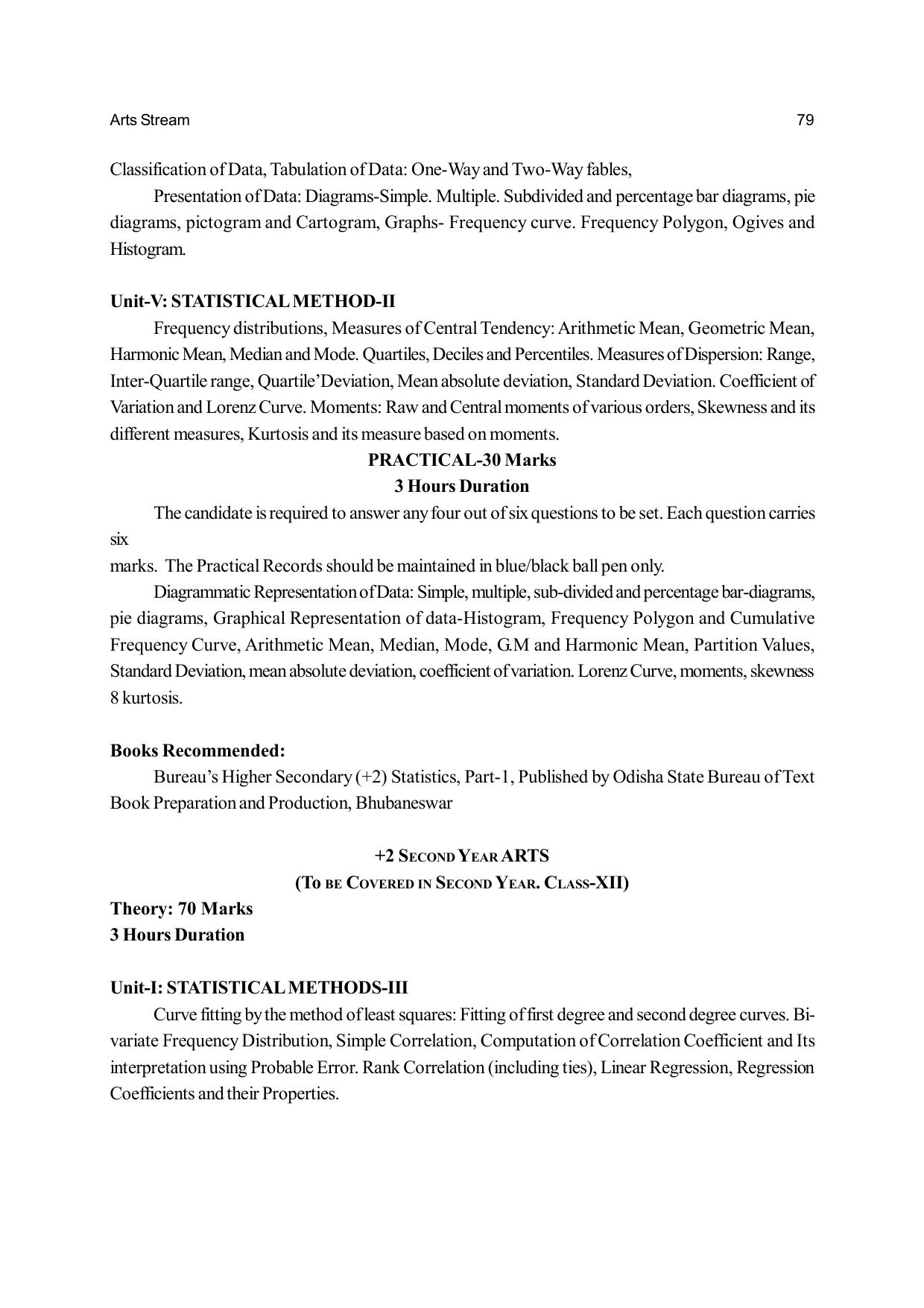 Odisha Board Class 12 Syllabus for Arts - Page 79