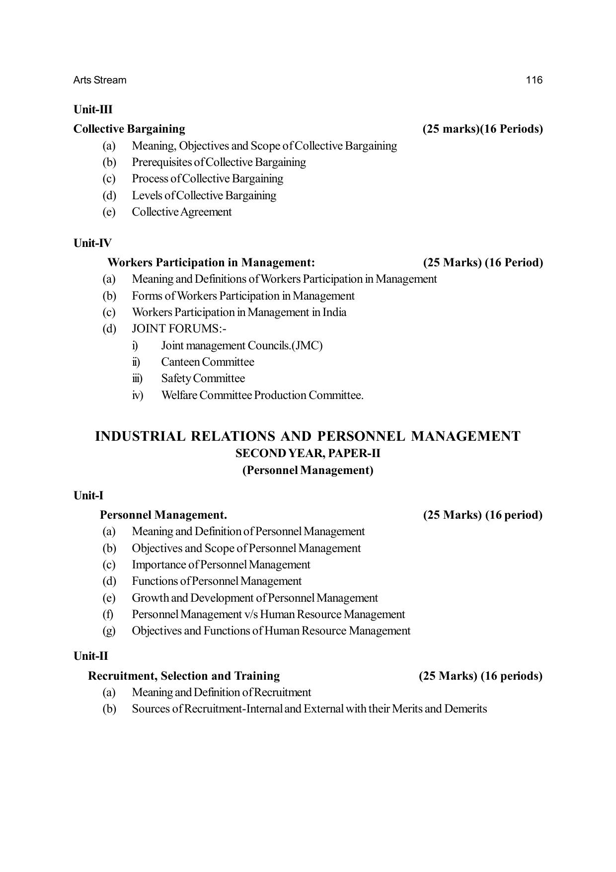 Odisha Board Class 12 Syllabus for Arts - Page 116