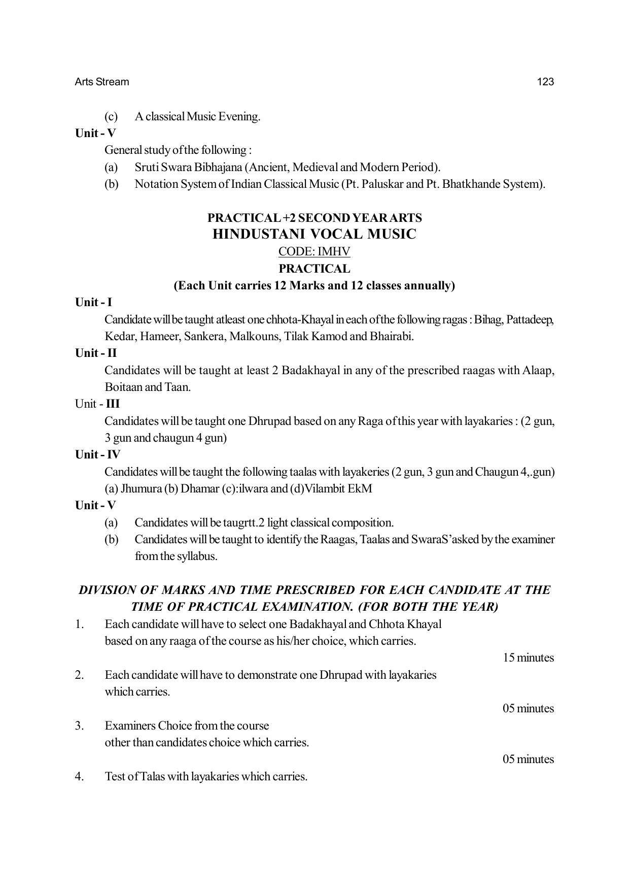 Odisha Board Class 12 Syllabus for Arts - Page 123