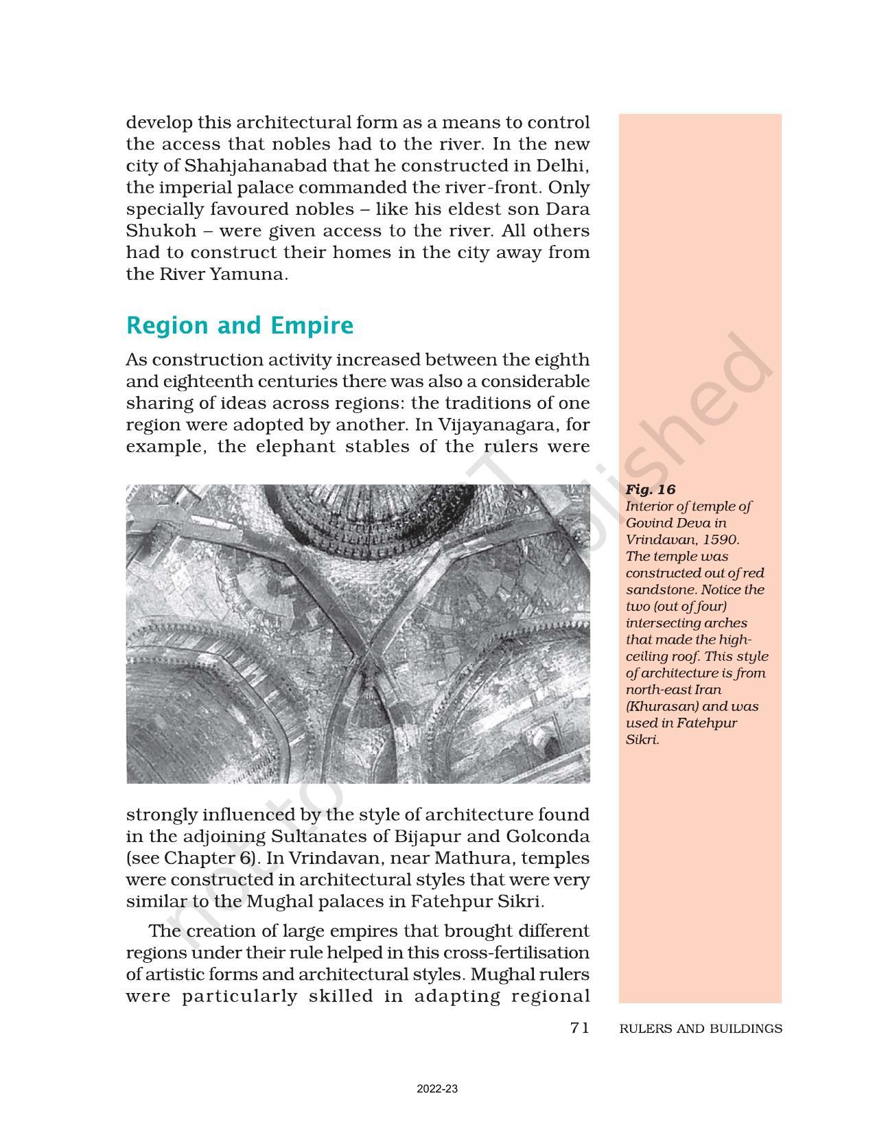 NCERT Book for Class 7 Social Science(History): Chapter 5-Rulers and Buildings - Page 12
