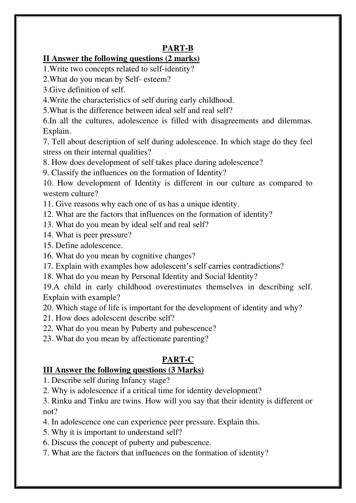 Karnataka 1st PUC Question Bank 2025 - Home Science - Page 9