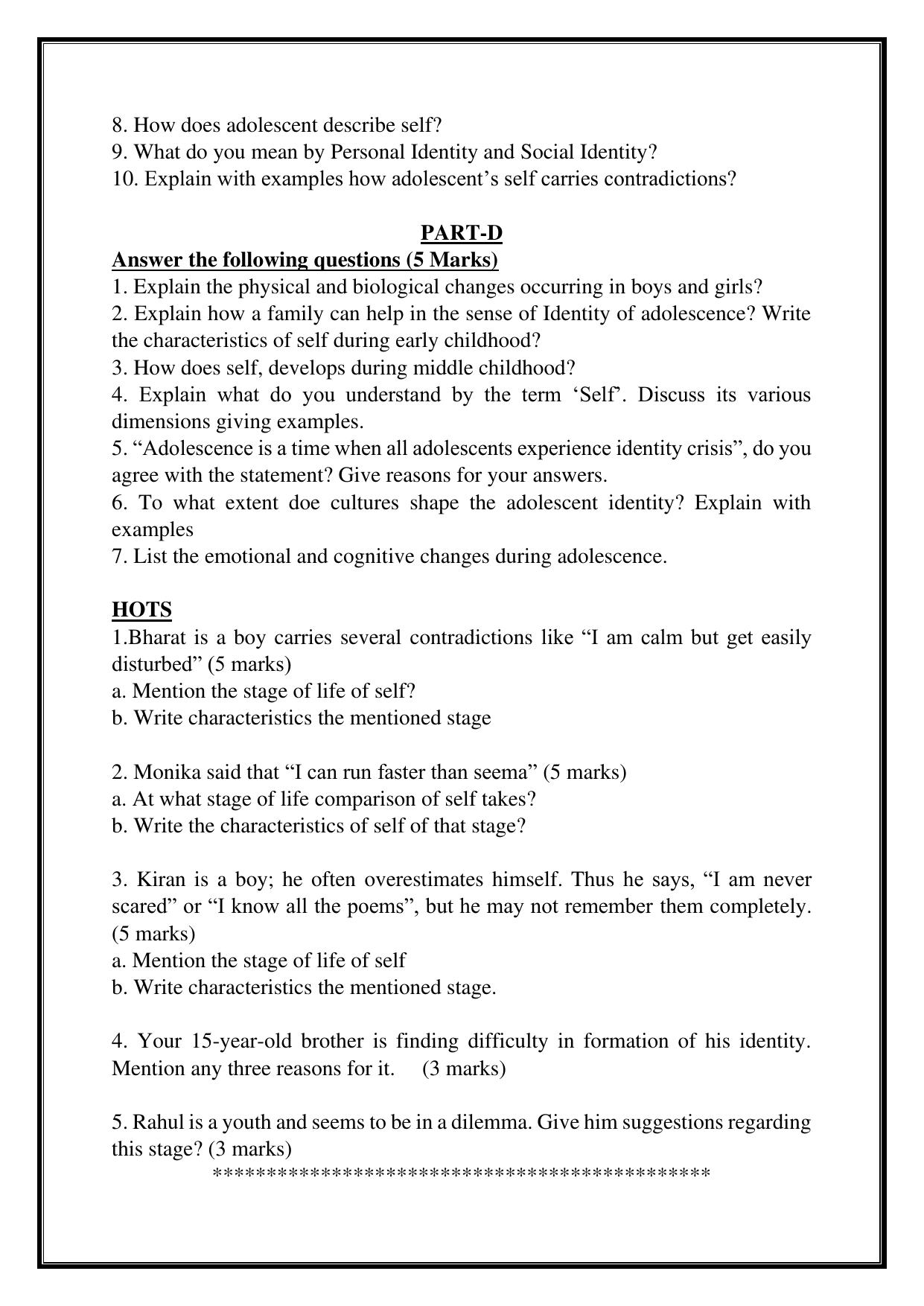 Karnataka 1st PUC Question Bank 2025 - Home Science - Page 10