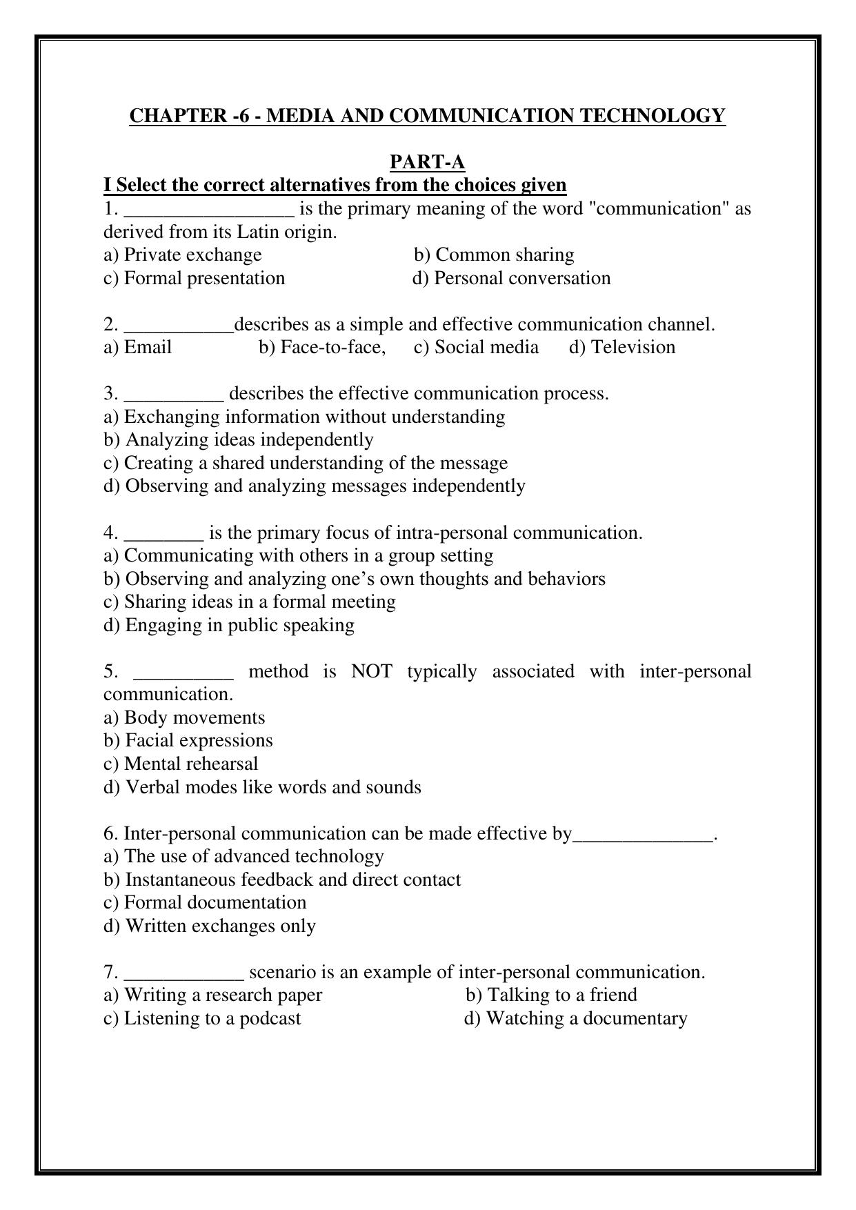 Karnataka 1st PUC Question Bank 2025 - Home Science - Page 29