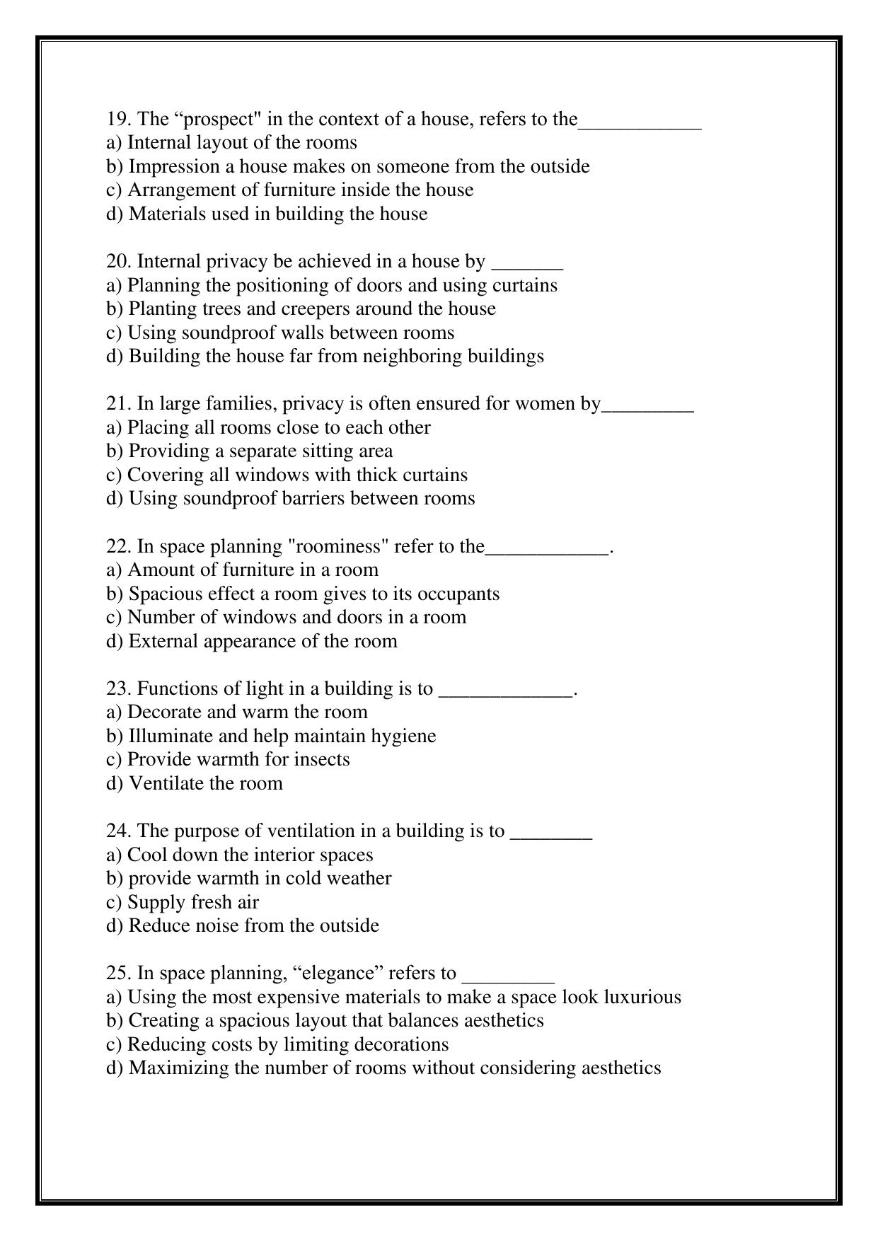 Karnataka 1st PUC Question Bank 2025 - Home Science - Page 51