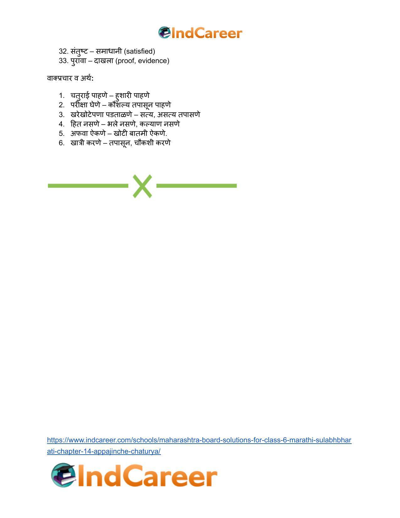 Maharashtra Board Solutions for Class 6- Marathi Sulabhbharati: Chapter 14- अप्पाजींचे चातुर्य - Page 16
