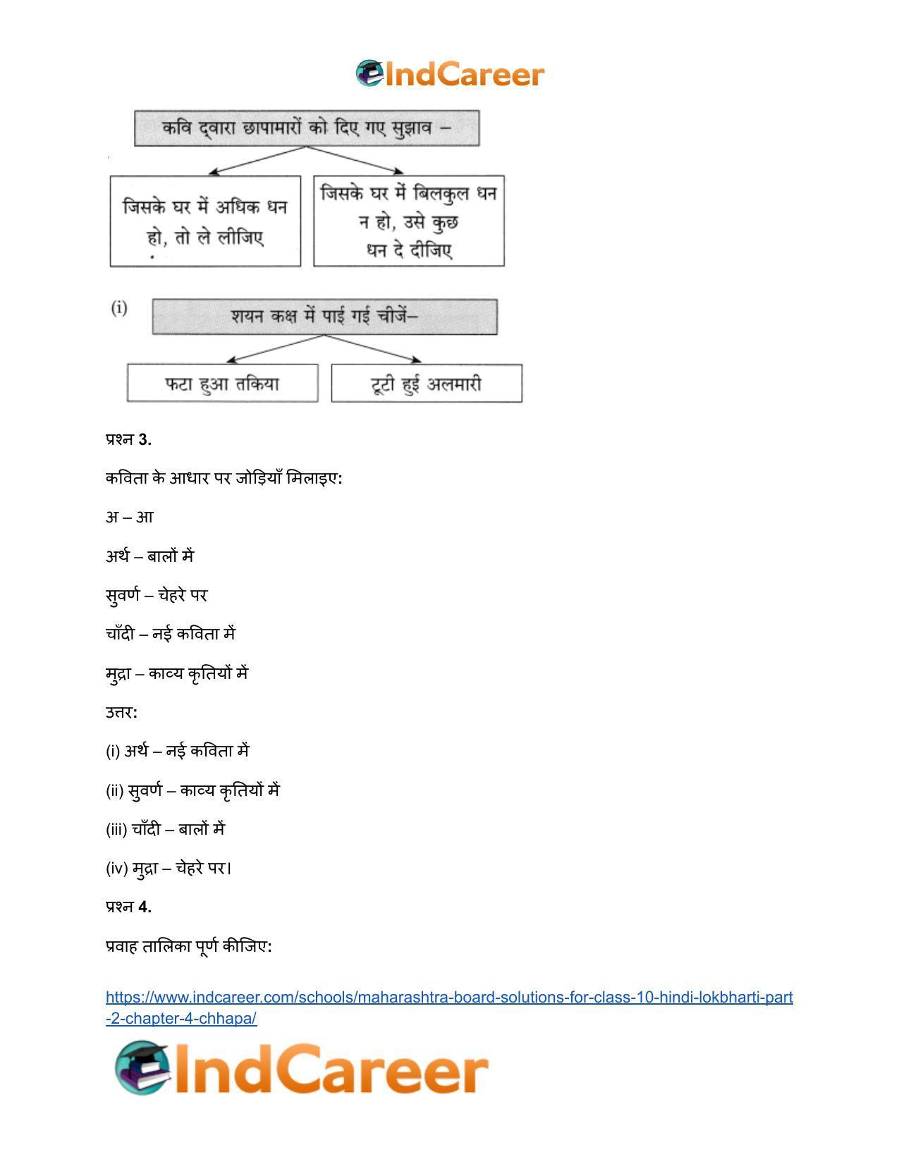 Maharashtra Board Solutions for Class 10- Hindi Lokbharti (Part 2): Chapter 4- छापा - Page 5