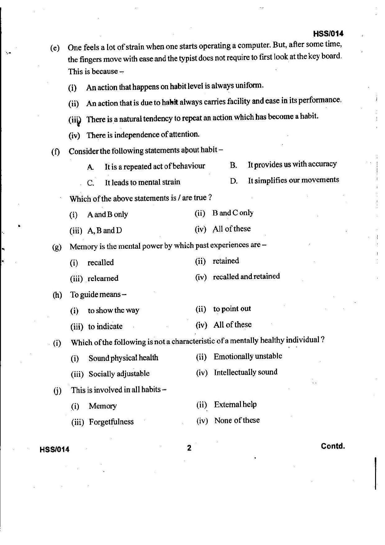 MBSE HSSLC 2023 Arts Question Paper - Page 6