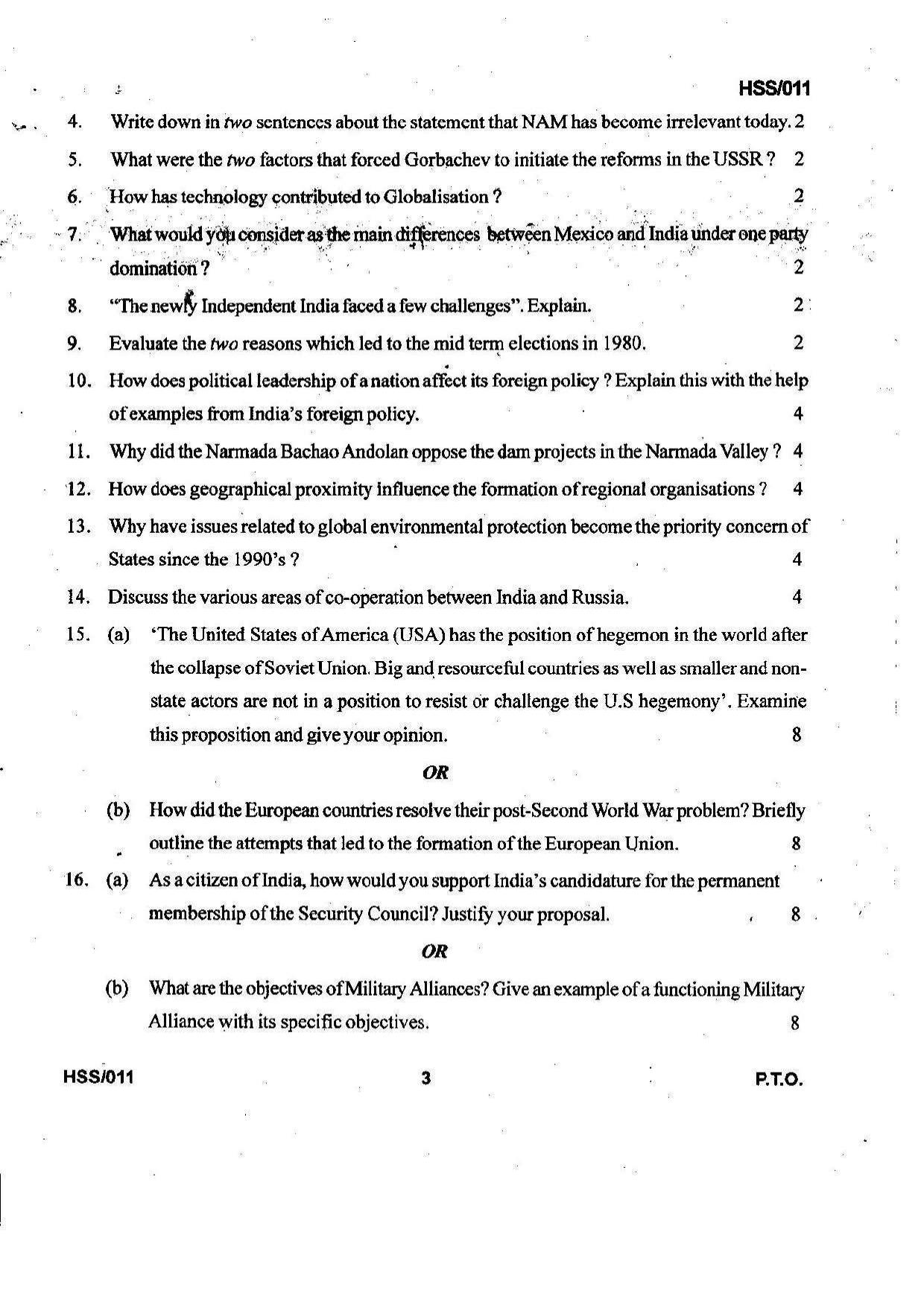 MBSE HSSLC 2023 Arts Question Paper - Page 49