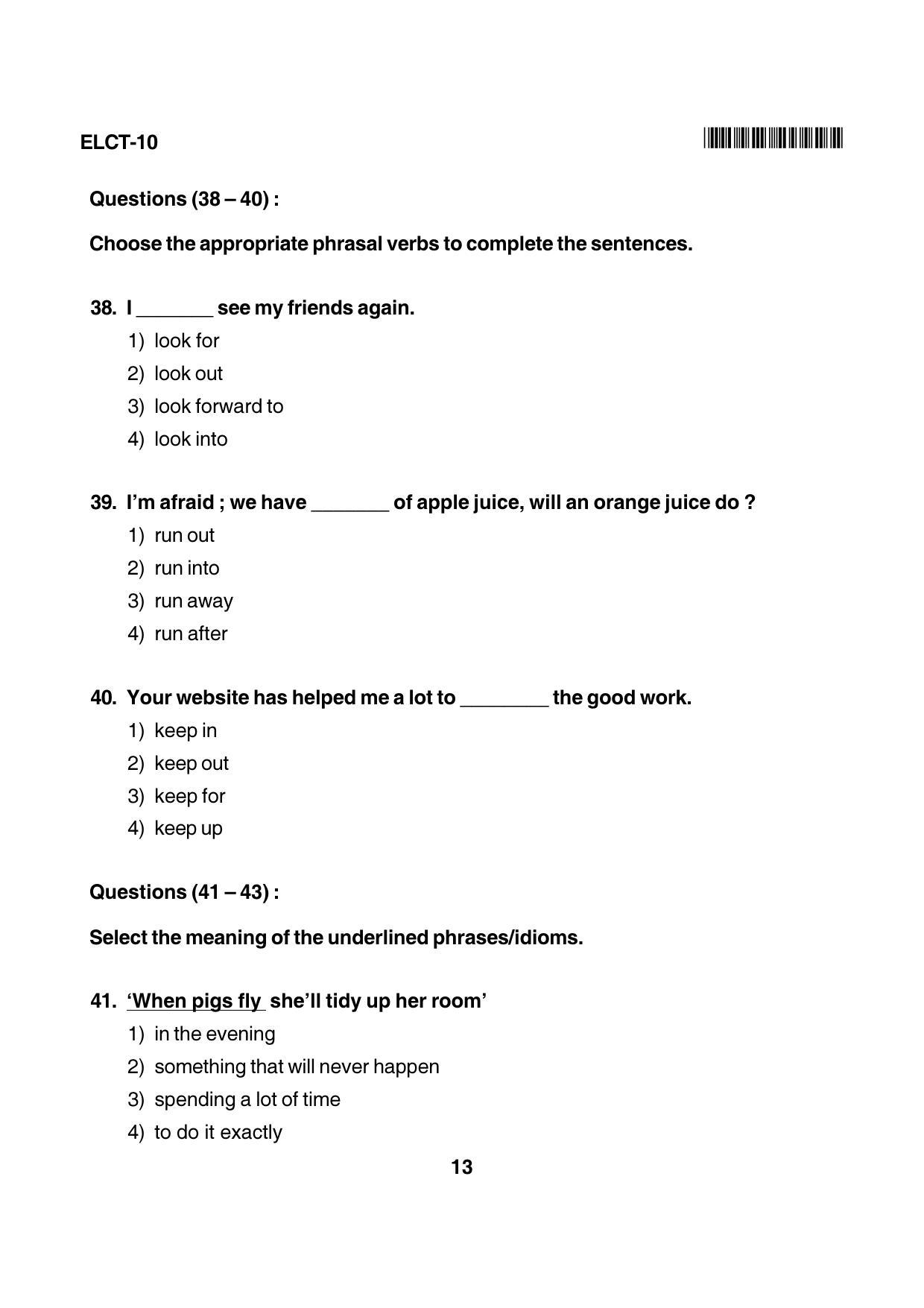 Karnataka NTSE 2017 LCT Question Paper - Page 13