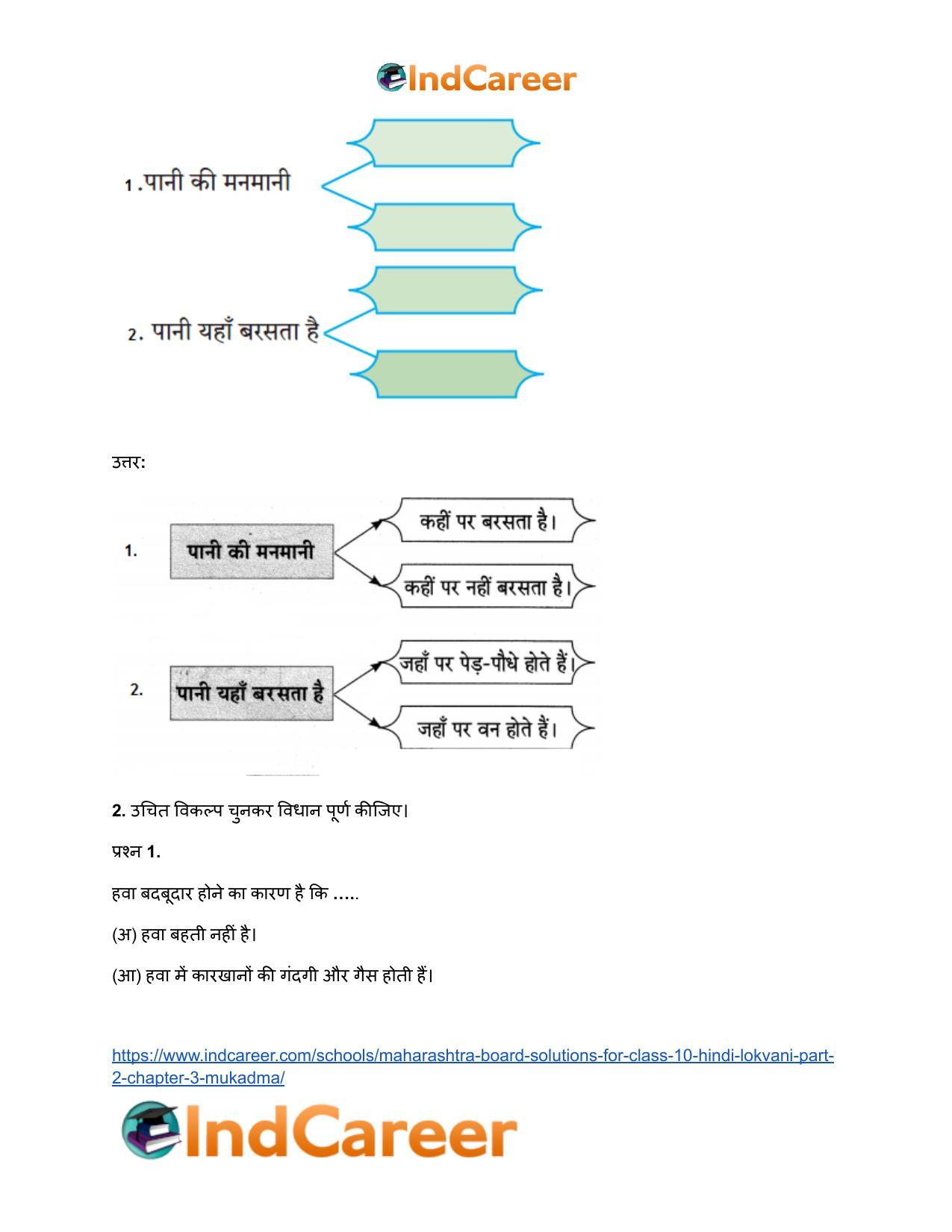 Maharashtra Board Solutions for Class 10- Hindi Lokvani (Part 2): Chapter 3- मुकदमा - Page 3