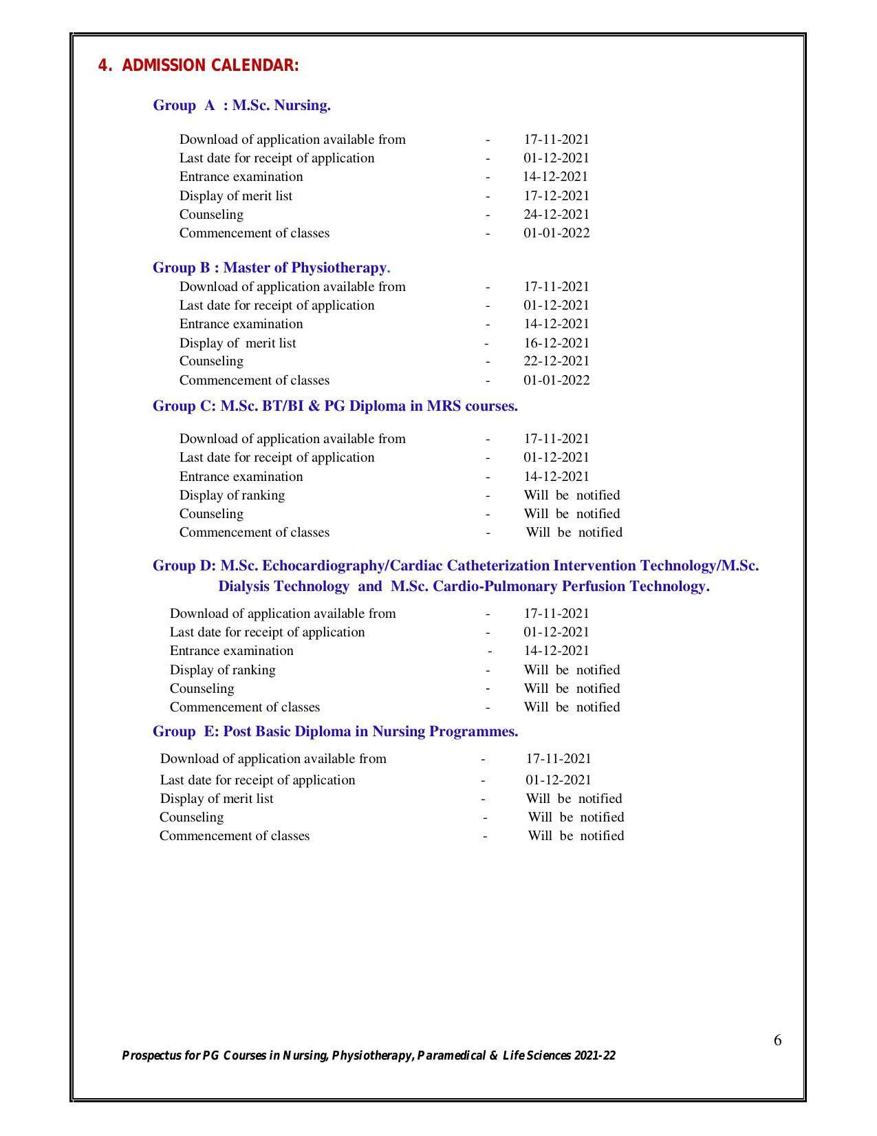 Sri Venkateswara University, Tirupati 2021-22 PG Degree Courses Prospectus - Page 6