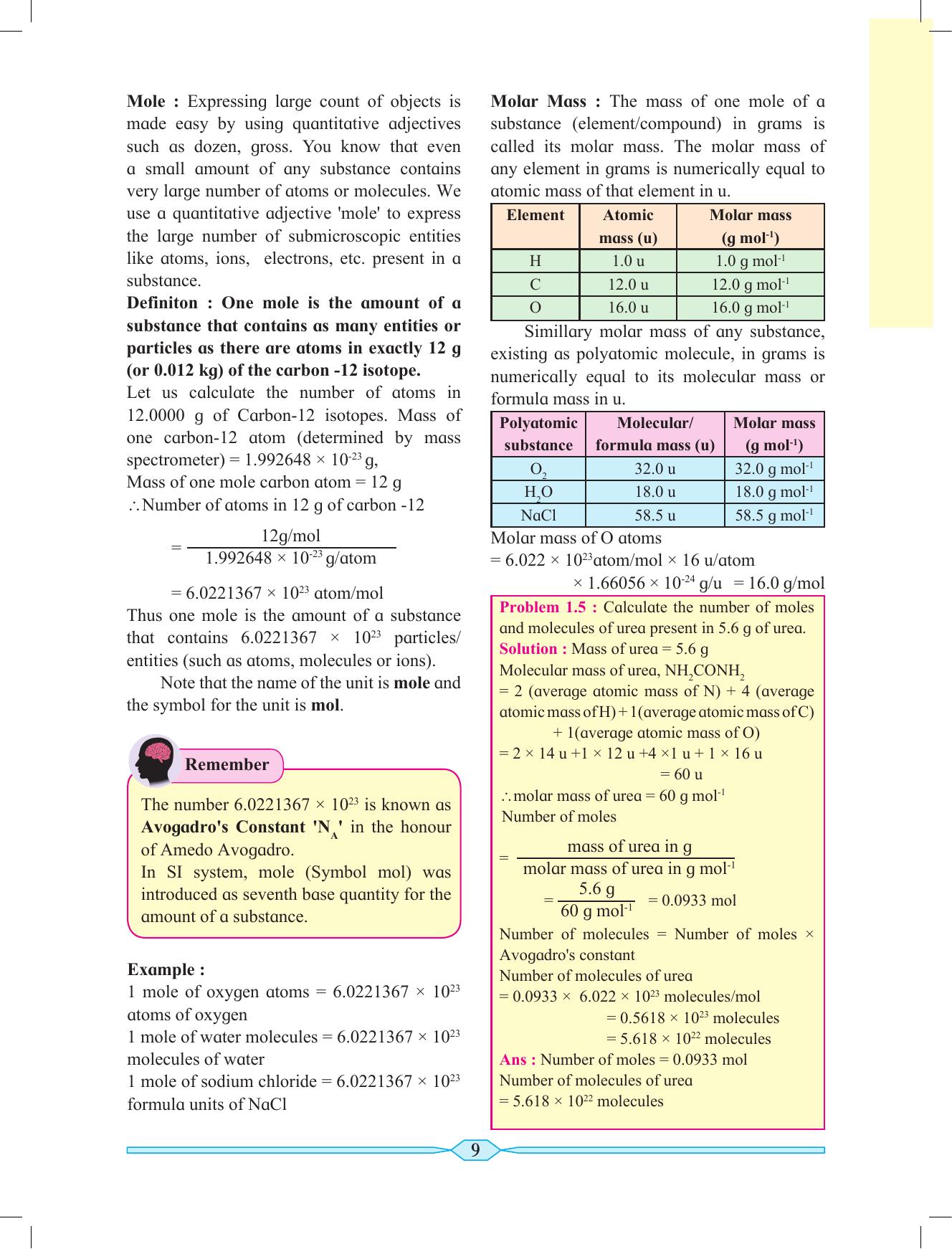 Maharashtra Board Class 11 Chemistry Textbook - Page 19