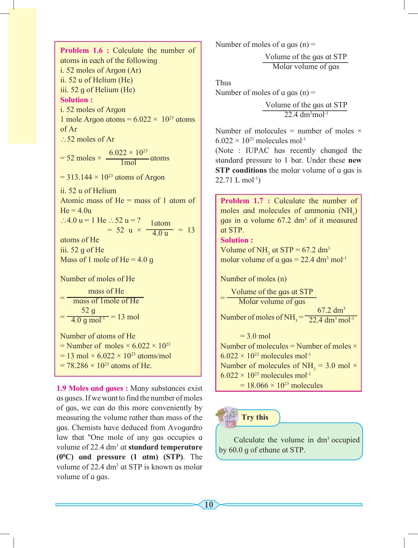 Maharashtra Board Class 11 Chemistry Textbook - Page 20