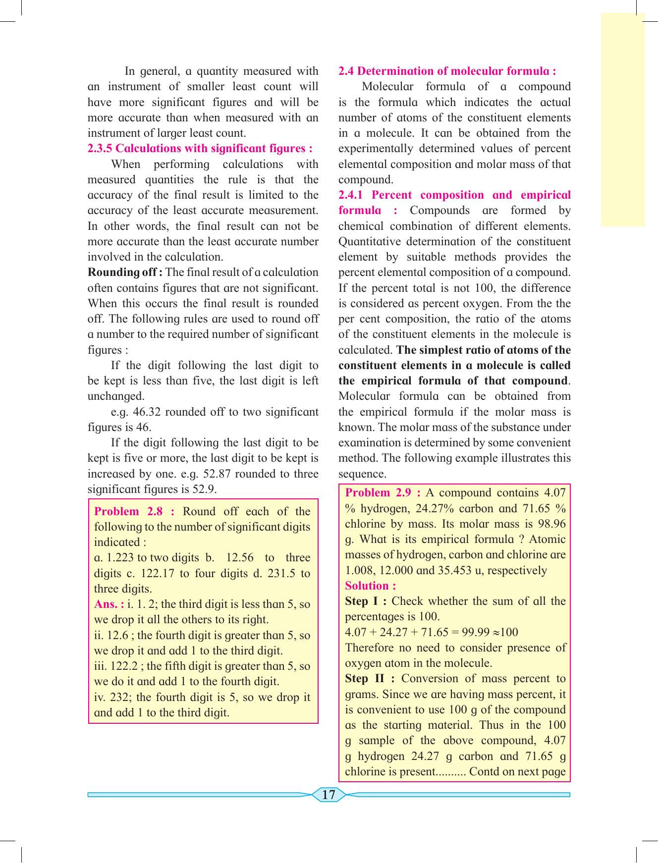 Maharashtra Board Class 11 Chemistry Textbook - Page 27