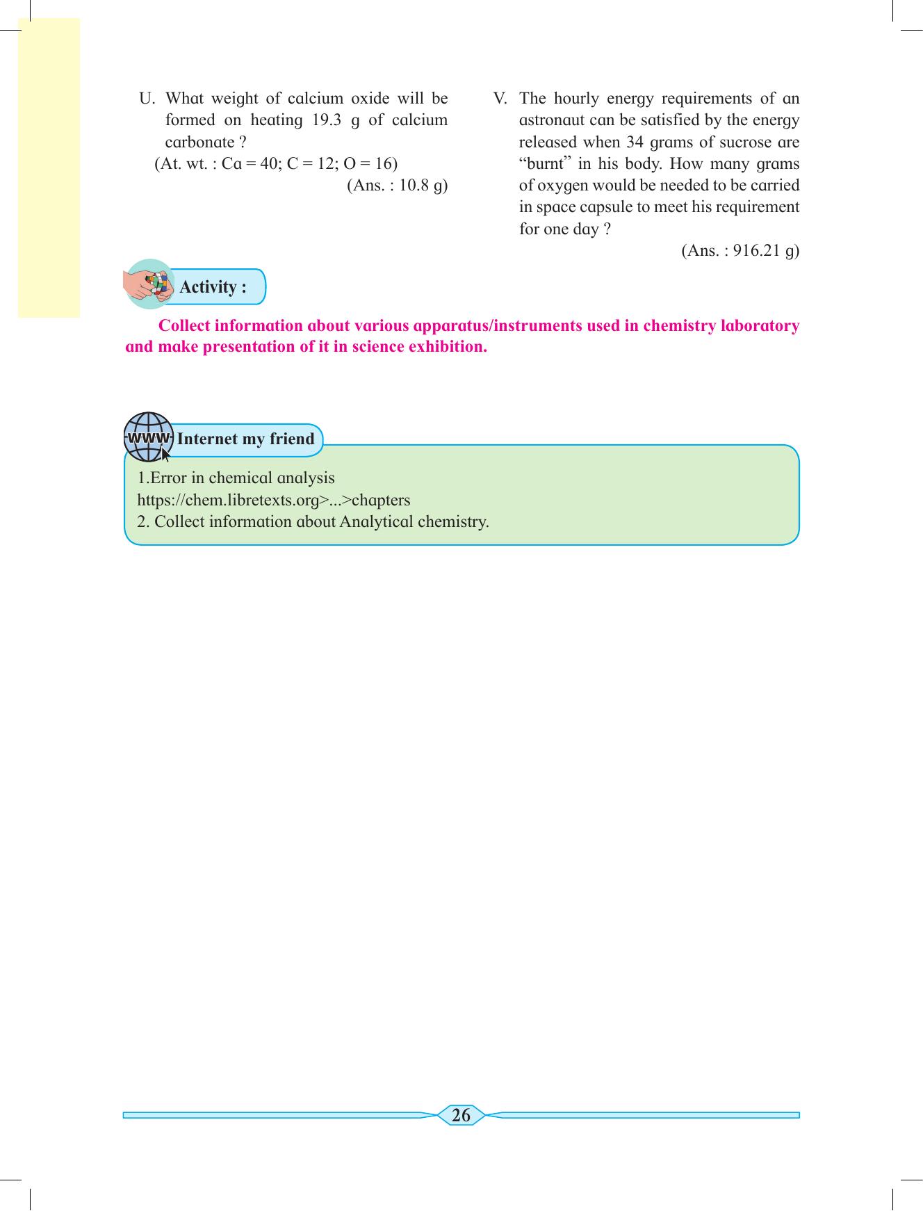 Maharashtra Board Class 11 Chemistry Textbook - Page 36