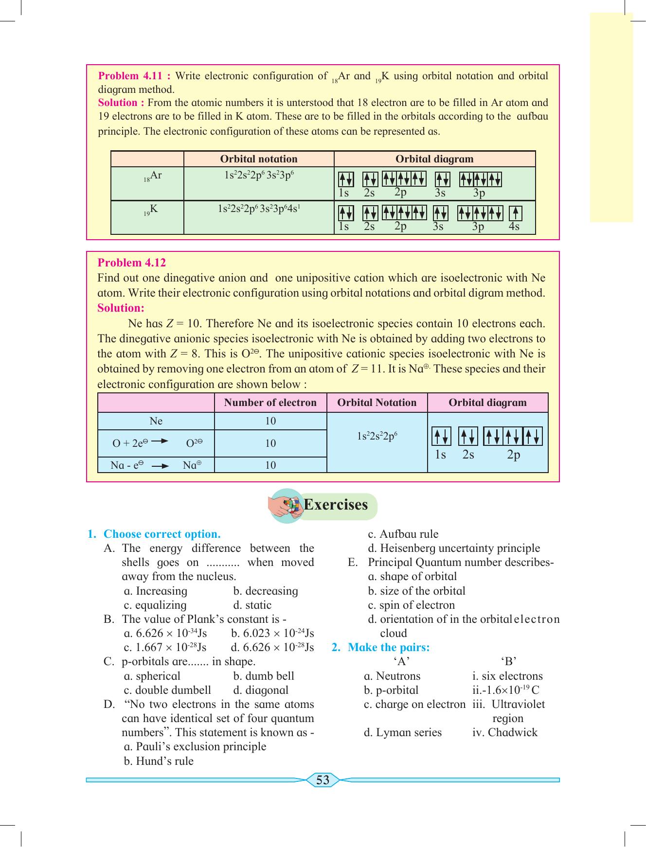 Maharashtra Board Class 11 Chemistry Textbook - Page 63