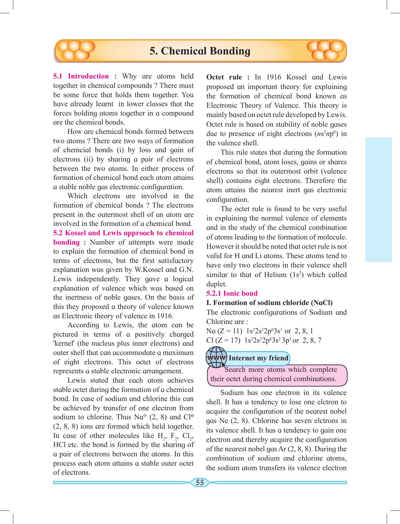 Maharashtra Board Class 11 Chemistry Textbook - Page 65