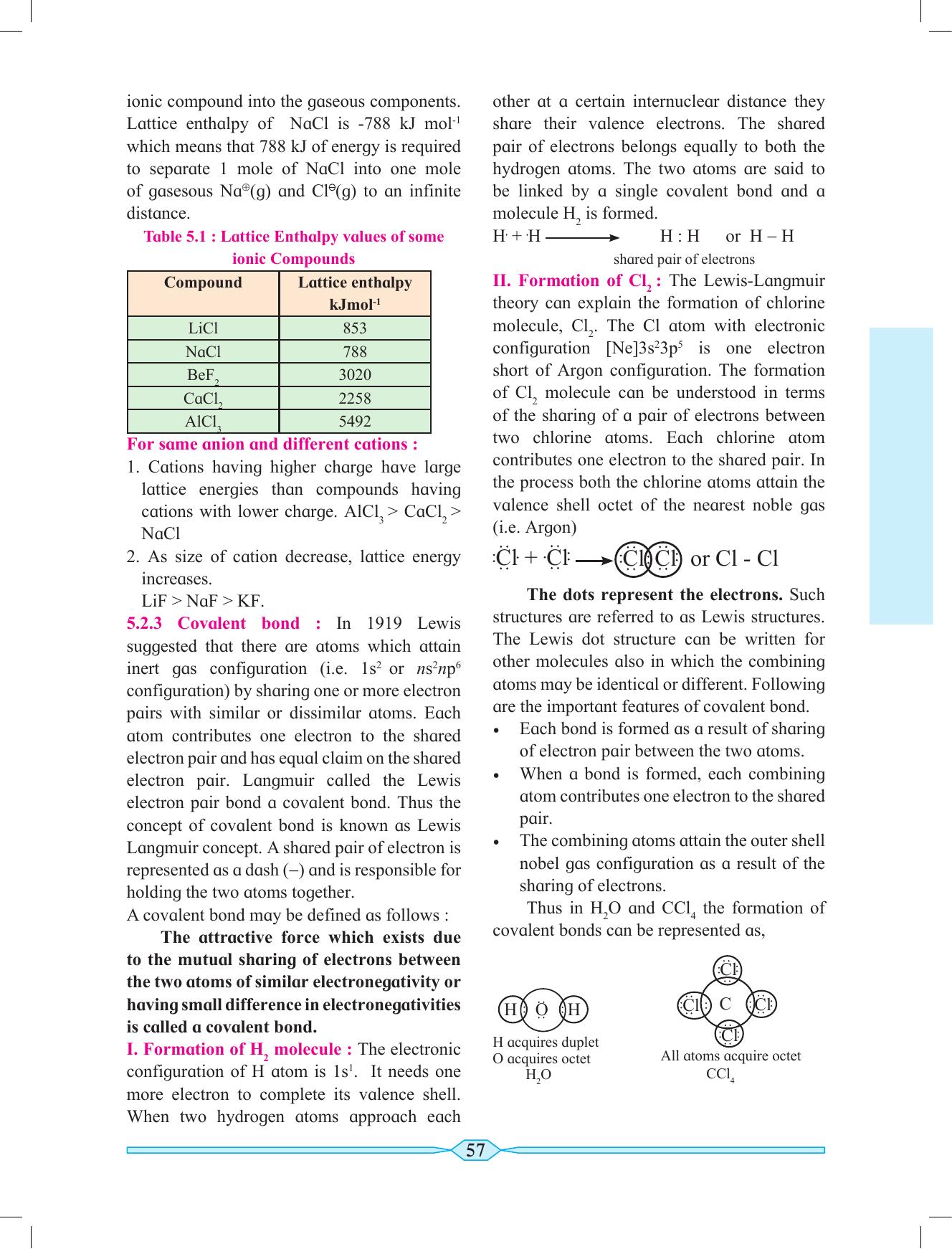 Maharashtra Board Class 11 Chemistry Textbook - Page 67
