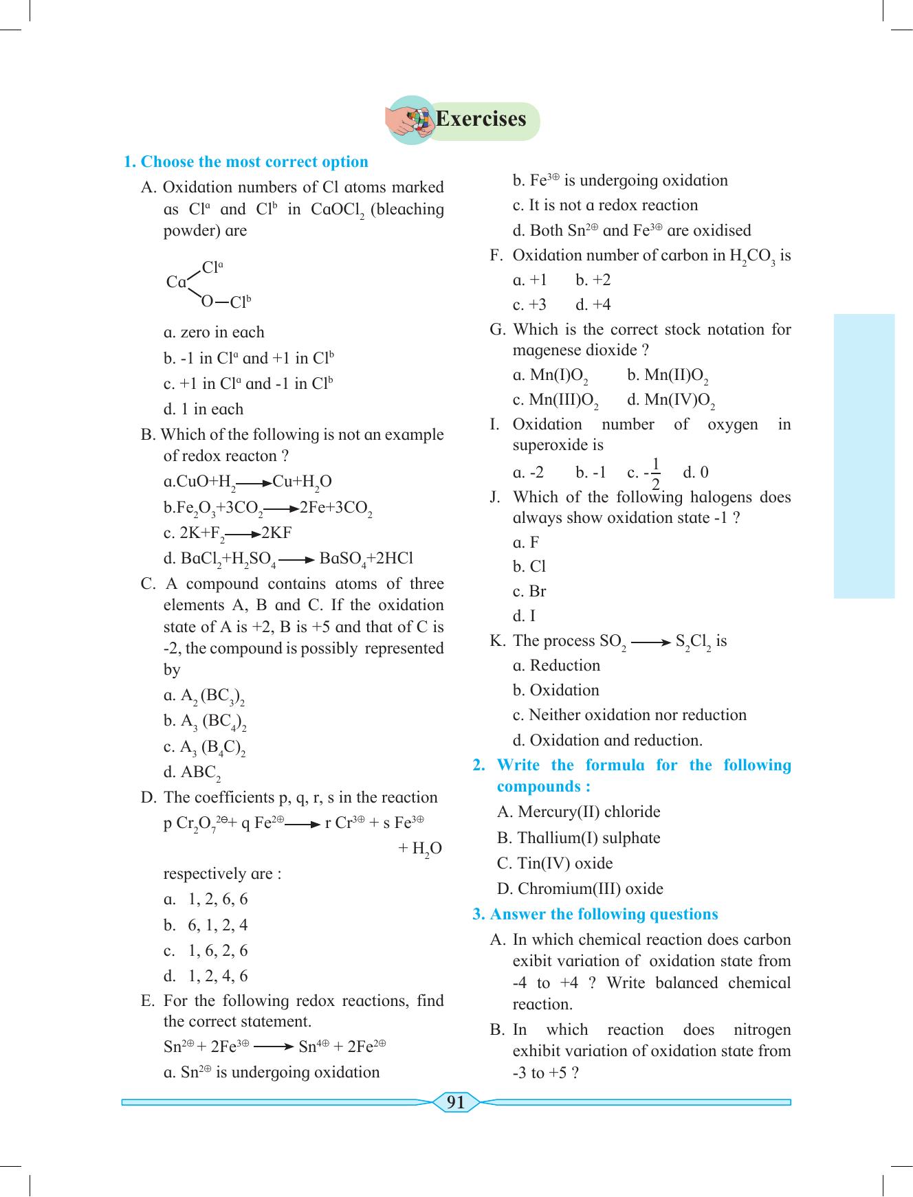 Maharashtra Board Class 11 Chemistry Textbook - Page 101
