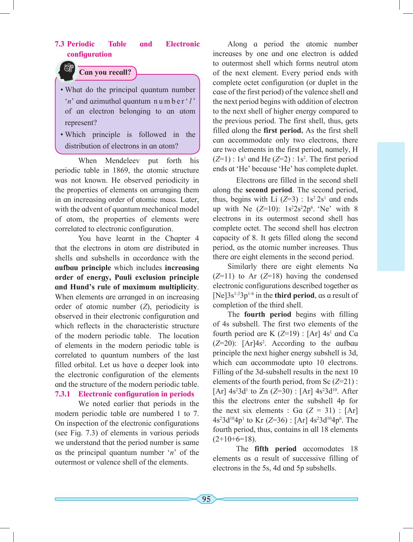 Maharashtra Board Class 11 Chemistry Textbook - Page 105