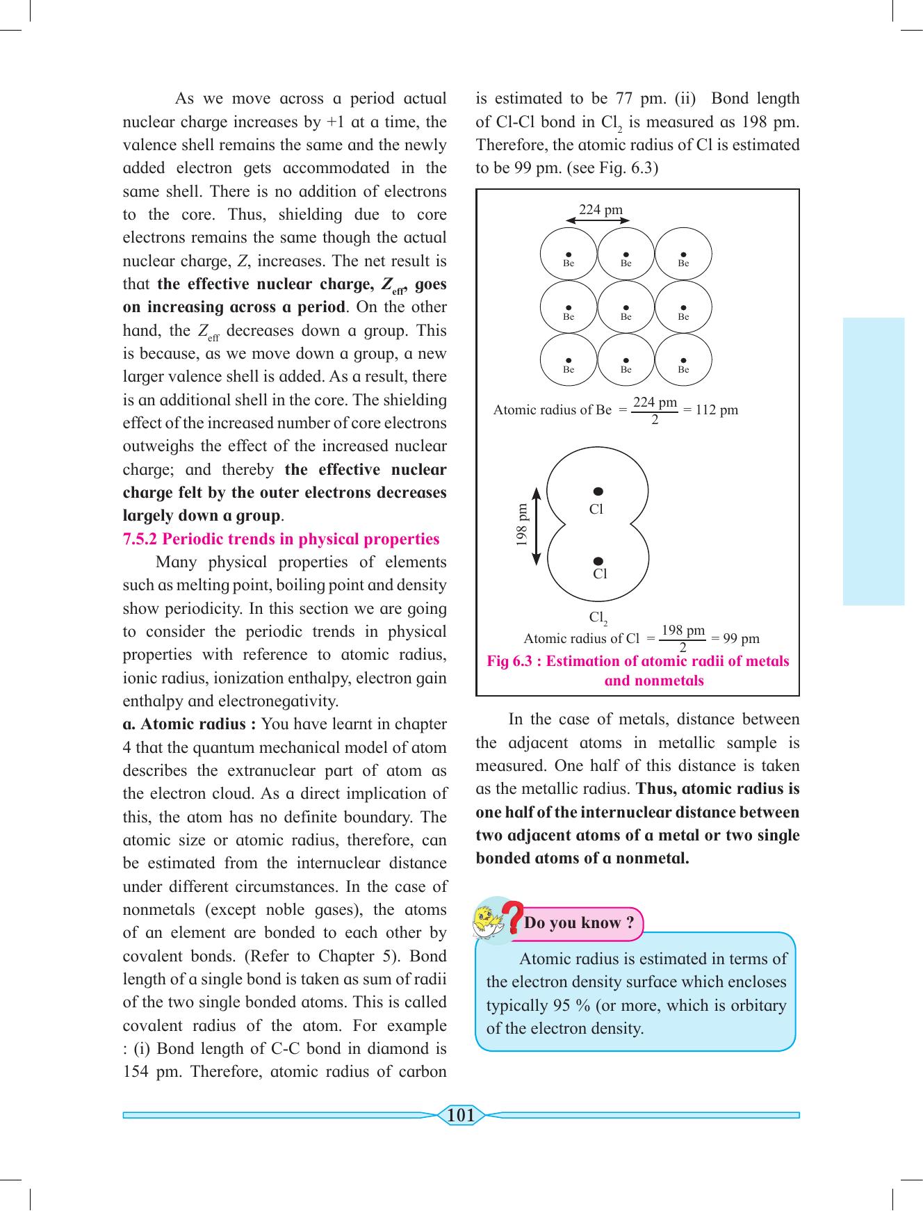 Maharashtra Board Class 11 Chemistry Textbook - Page 111