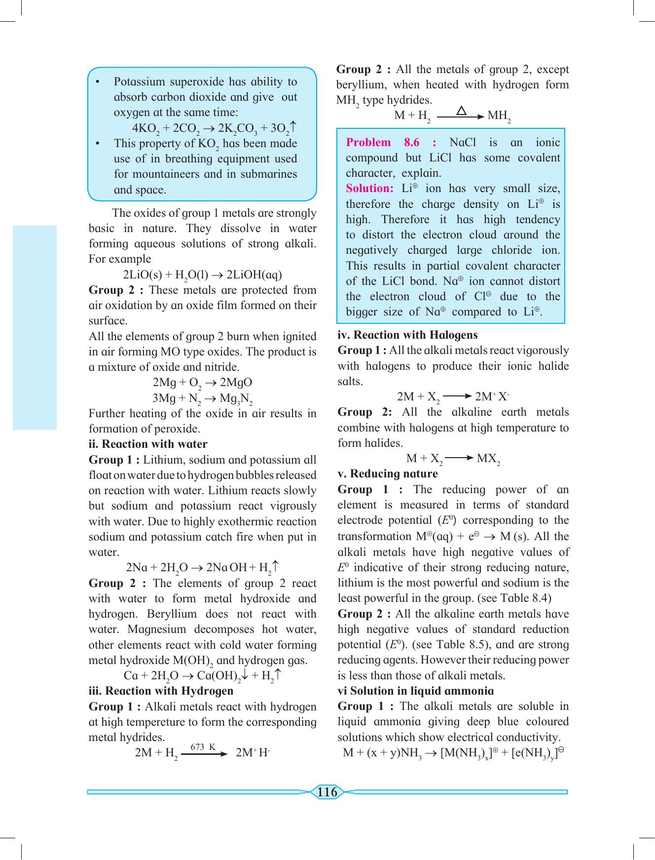 Maharashtra Board Class 11 Chemistry Textbook - Page 126