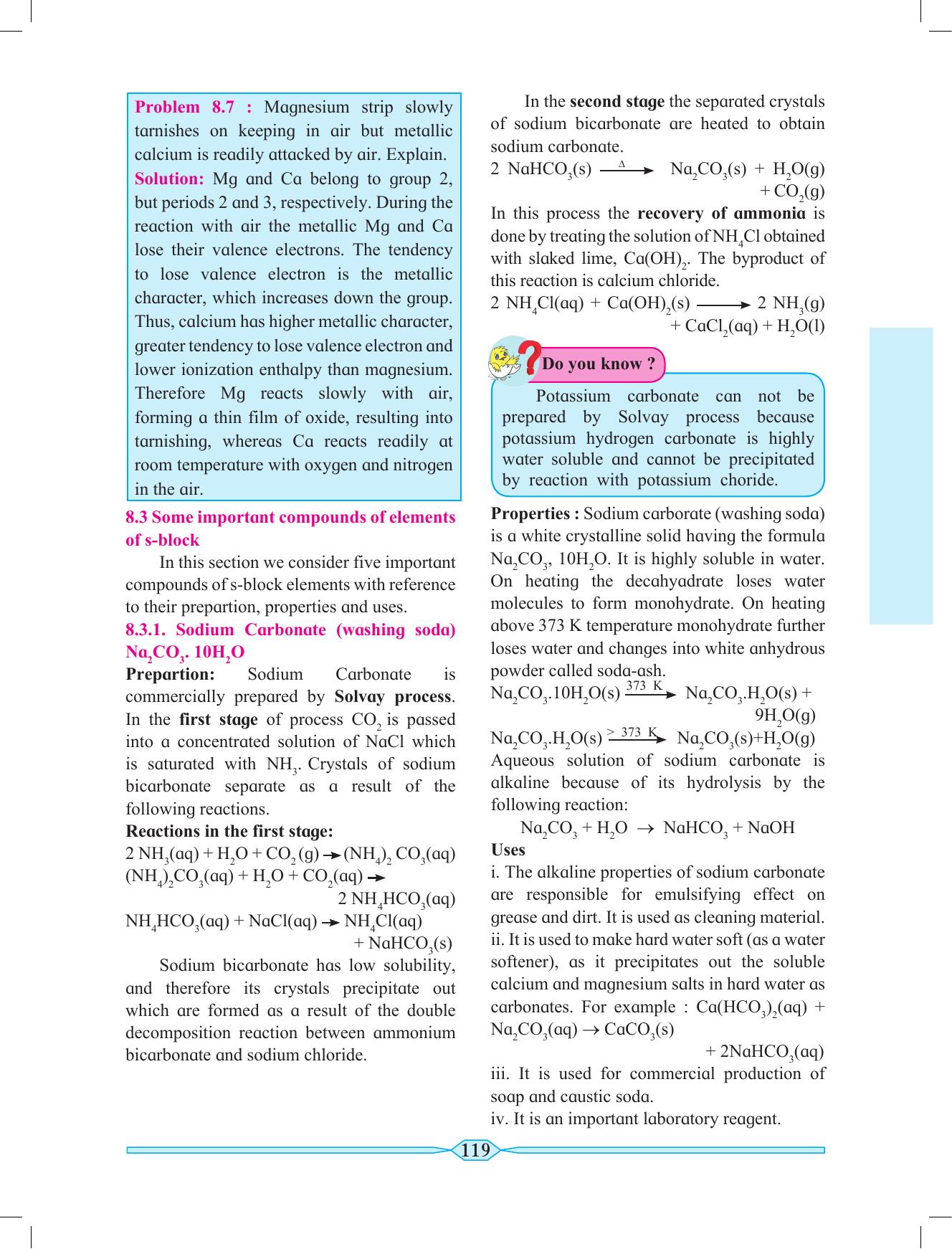 Maharashtra Board Class 11 Chemistry Textbook - Page 129