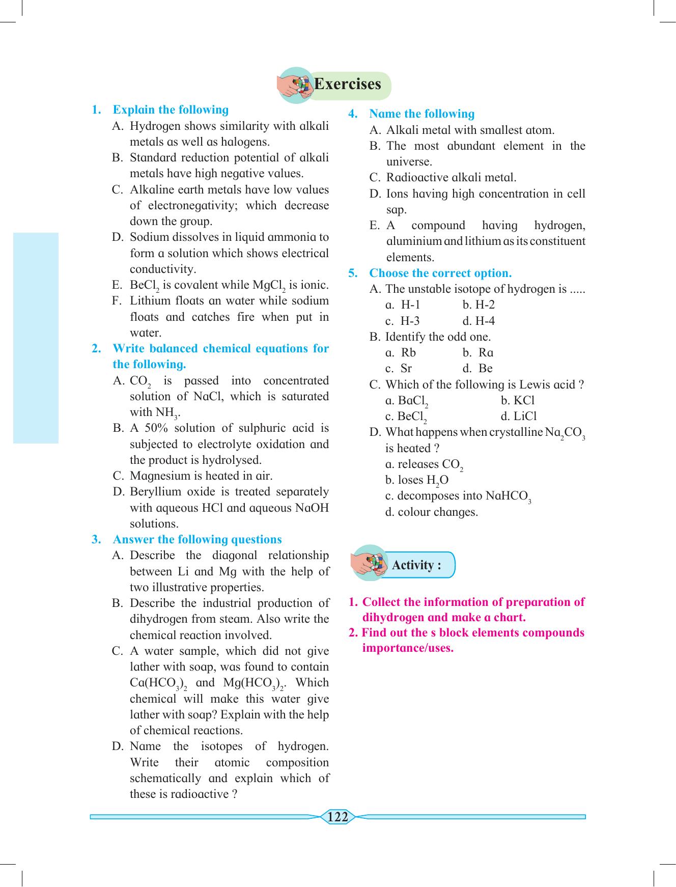 Maharashtra Board Class 11 Chemistry Textbook - Page 132