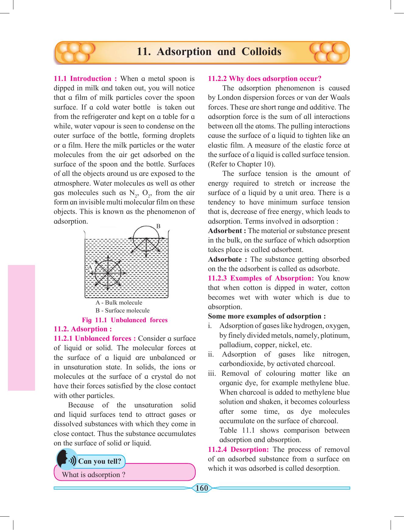 Maharashtra Board Class 11 Chemistry Textbook - Page 170