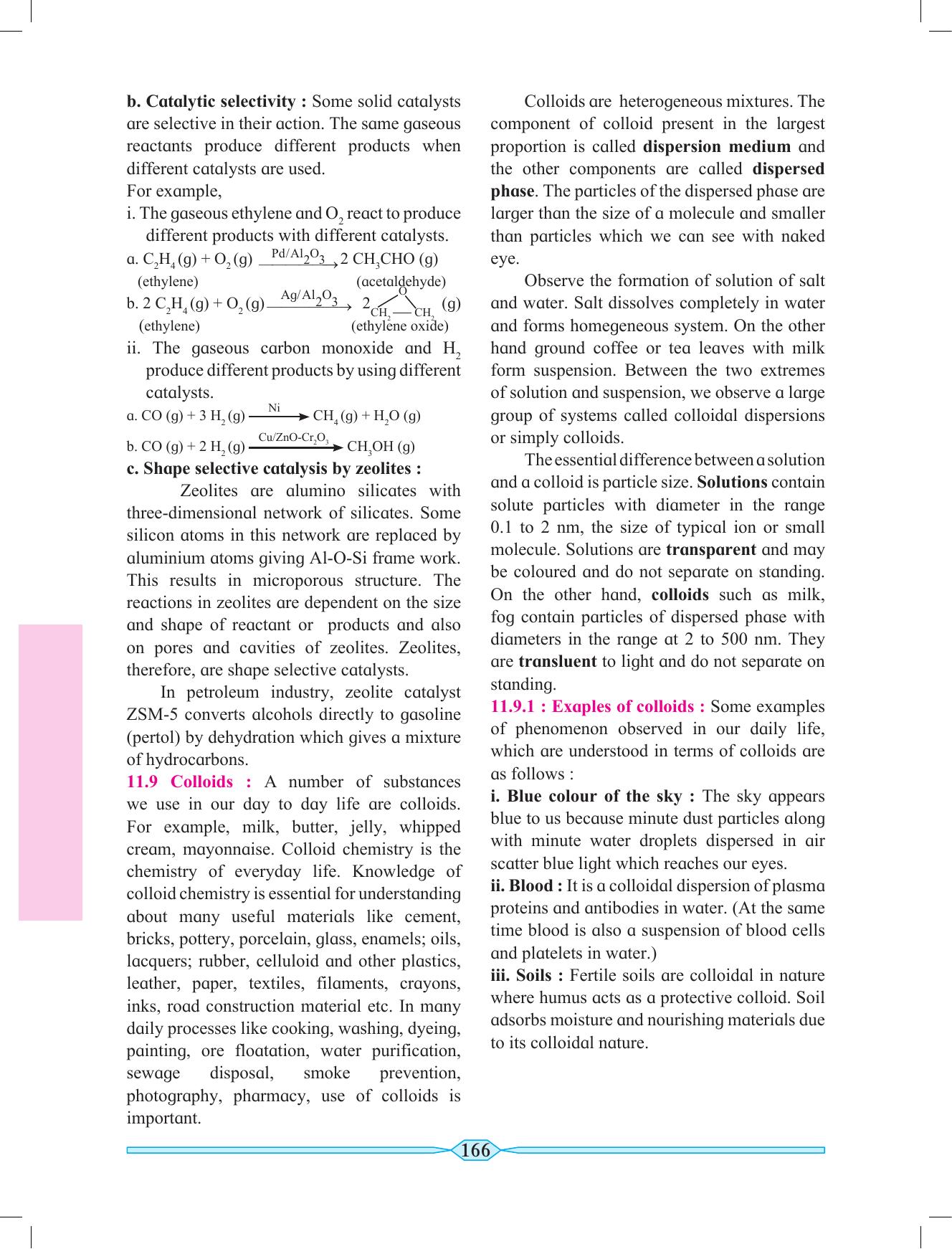 Maharashtra Board Class 11 Chemistry Textbook - Page 176