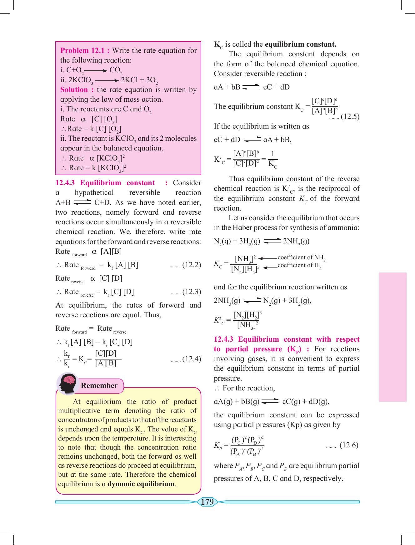 Maharashtra Board Class 11 Chemistry Textbook - Page 189