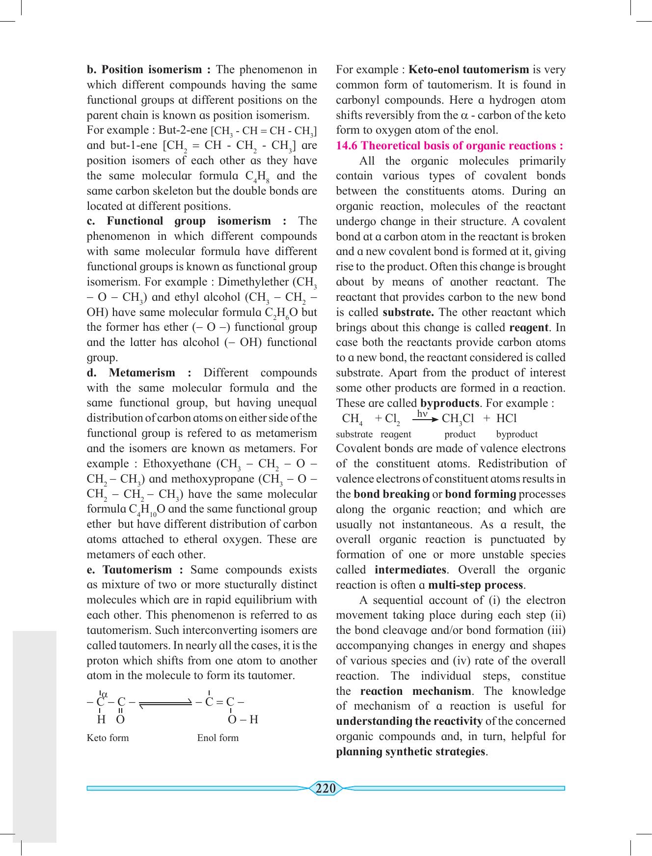 Maharashtra Board Class 11 Chemistry Textbook - Page 230