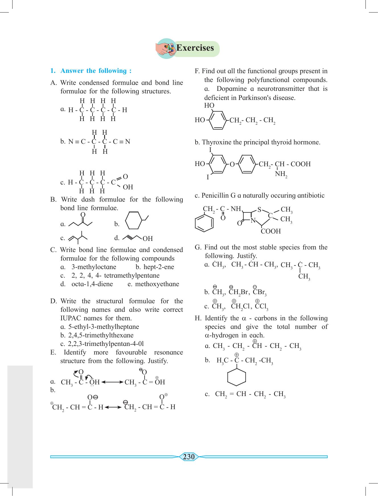 Maharashtra Board Class 11 Chemistry Textbook - Page 240