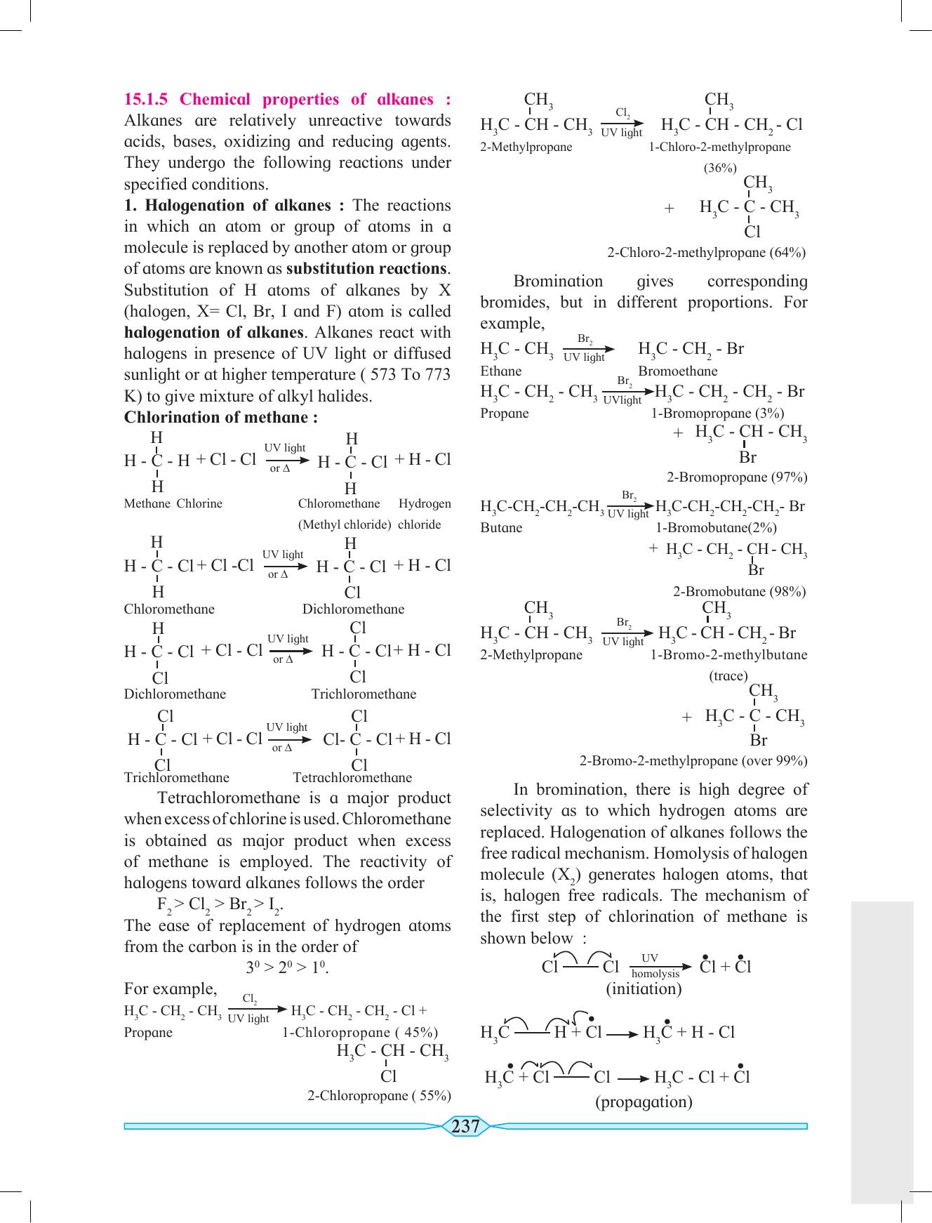 Maharashtra Board Class 11 Chemistry Textbook - Page 247