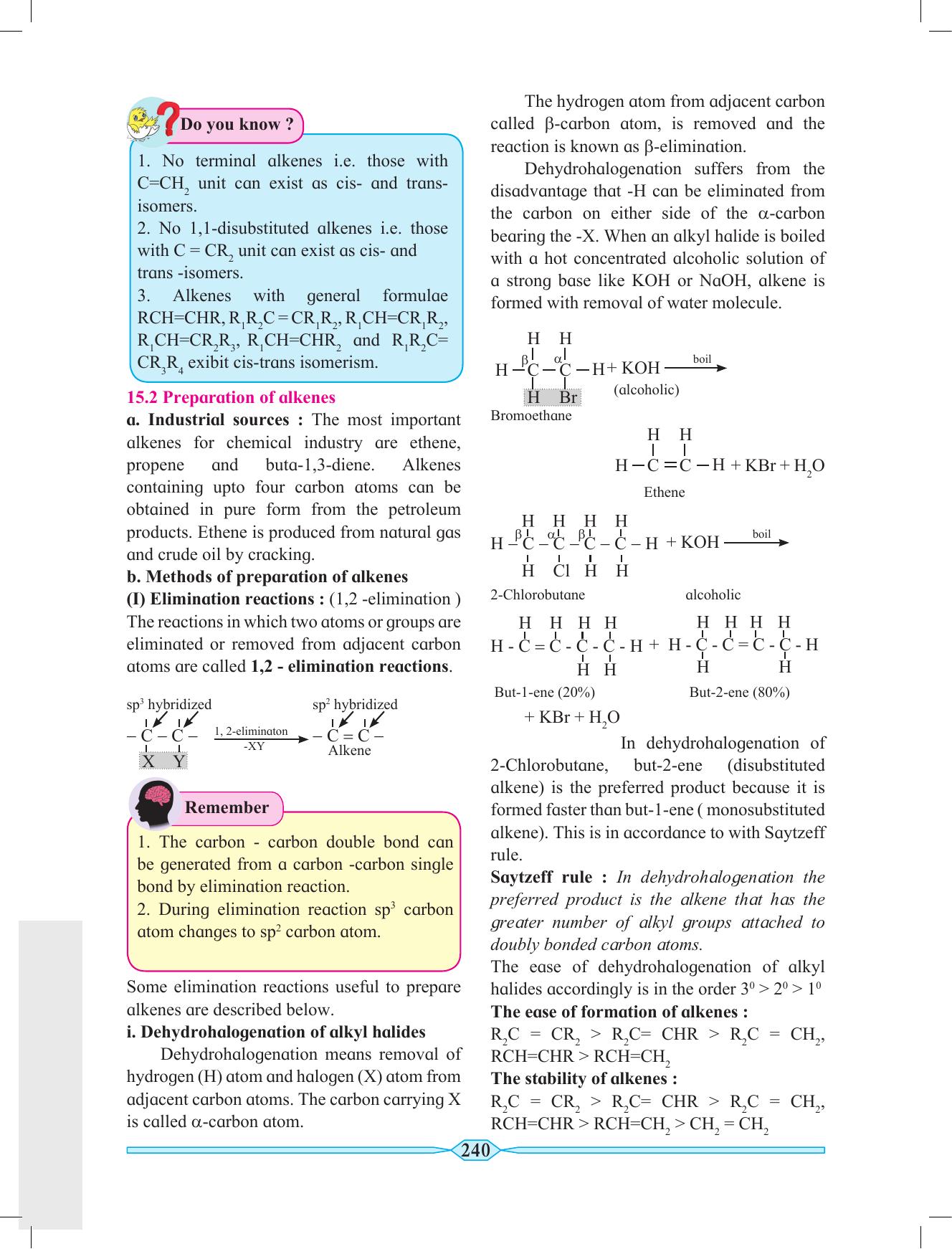 Maharashtra Board Class 11 Chemistry Textbook - Page 250