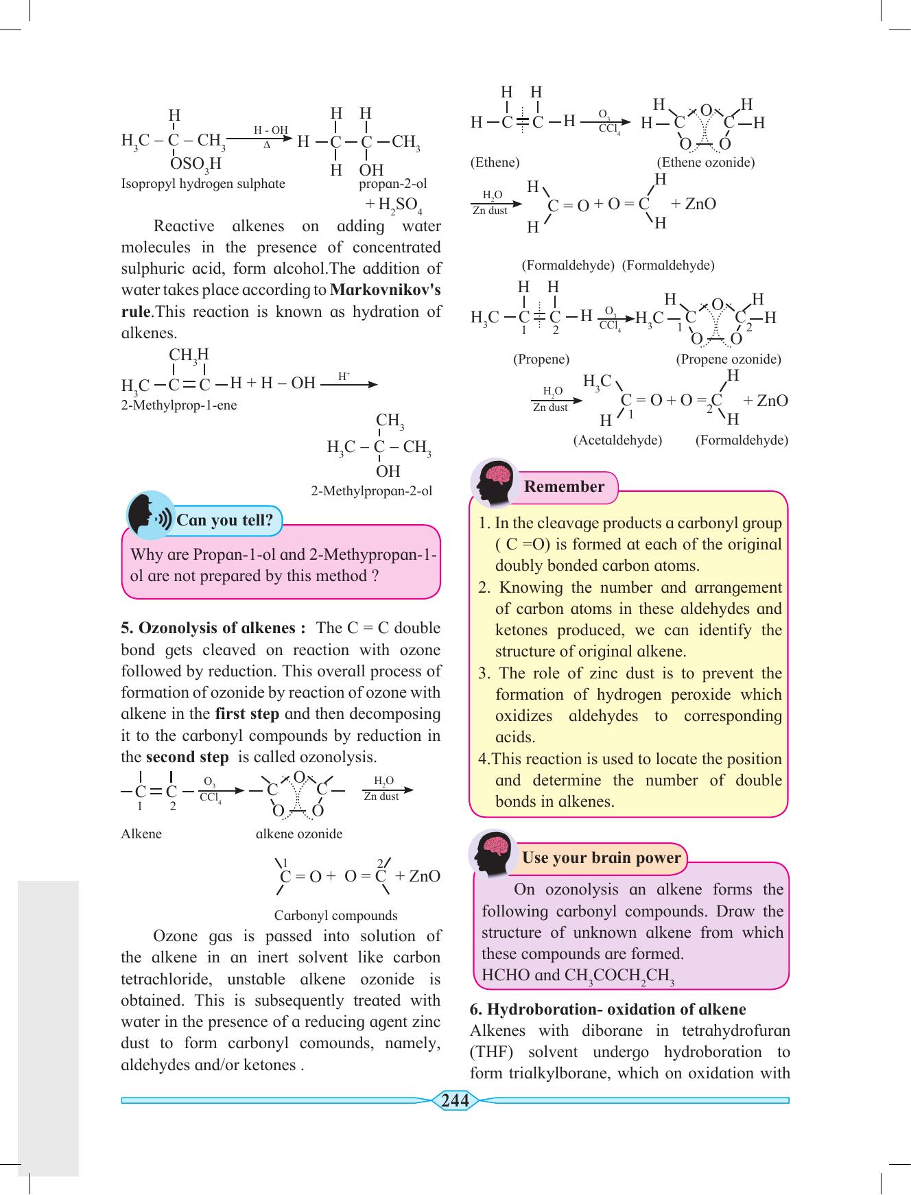 Maharashtra Board Class 11 Chemistry Textbook - Page 254