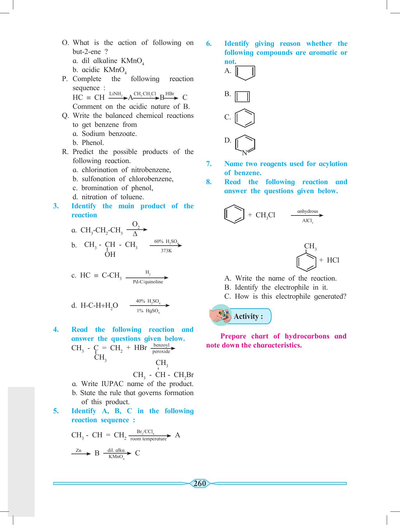 Maharashtra Board Class 11 Chemistry Textbook - Page 270