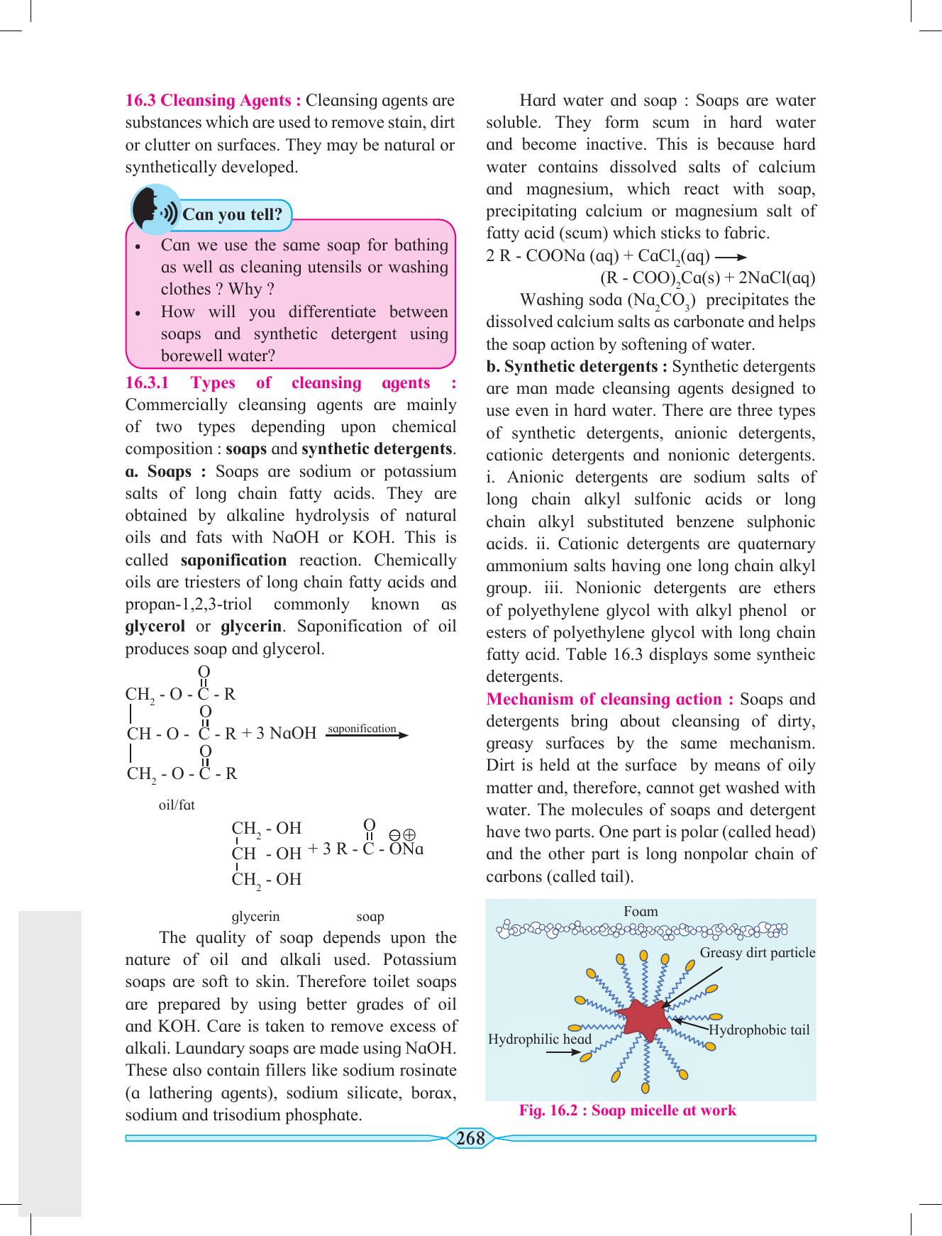 Maharashtra Board Class 11 Chemistry Textbook - Page 278