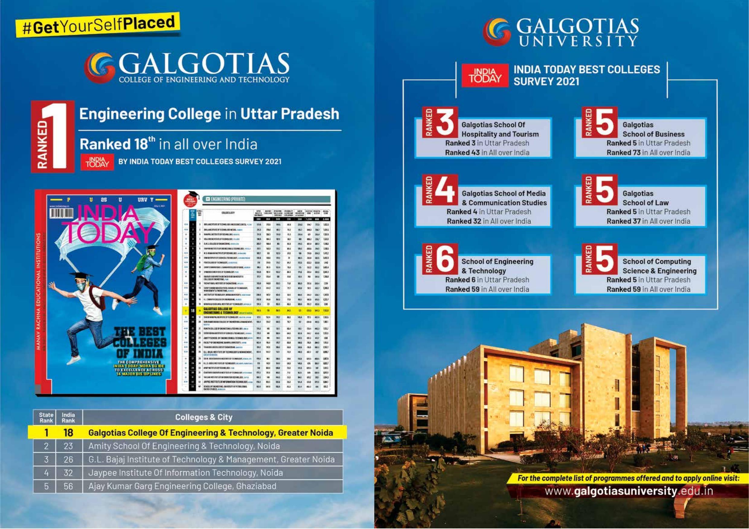 Galgotias University, Gautam Buddh Nagar Non-Engg. Prospectus 2021-22 - Page 7