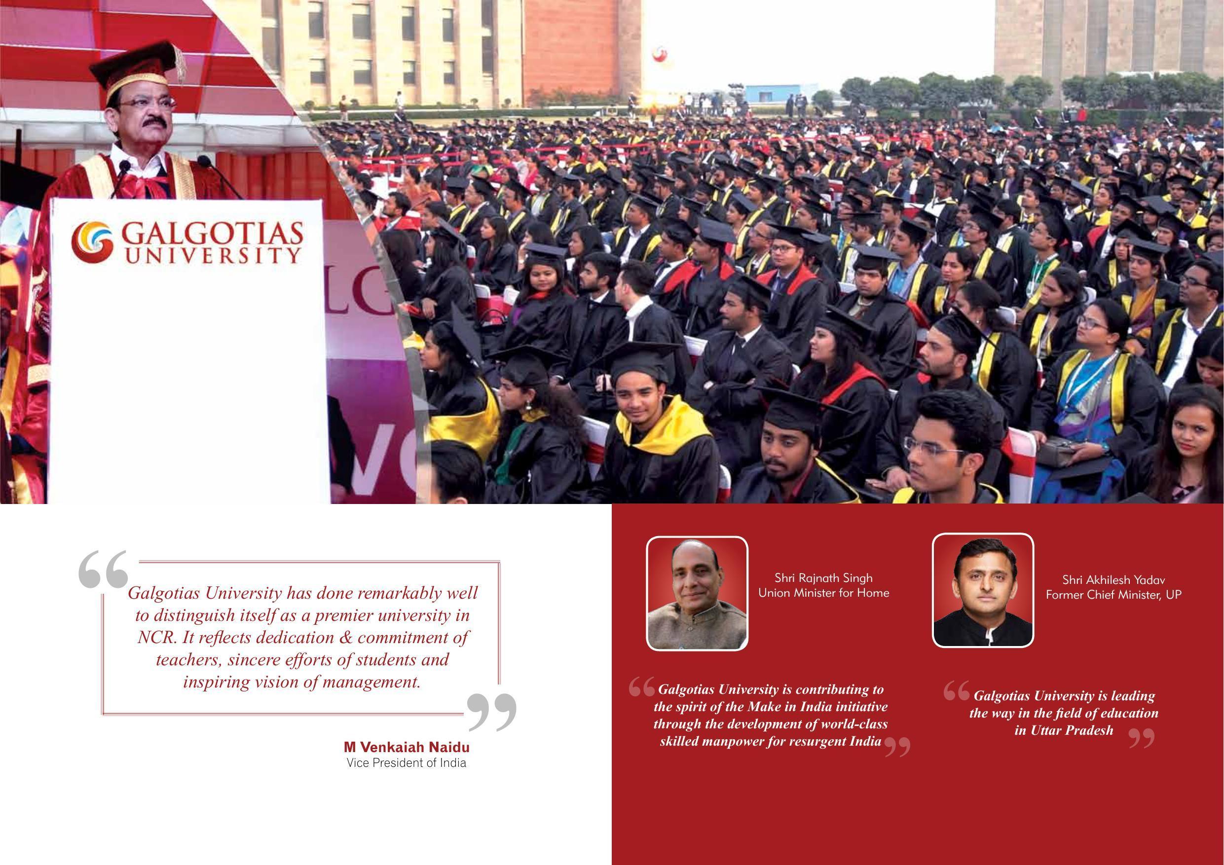 Galgotias University, Gautam Buddh Nagar Non-Engg. Prospectus 2021-22 - Page 14