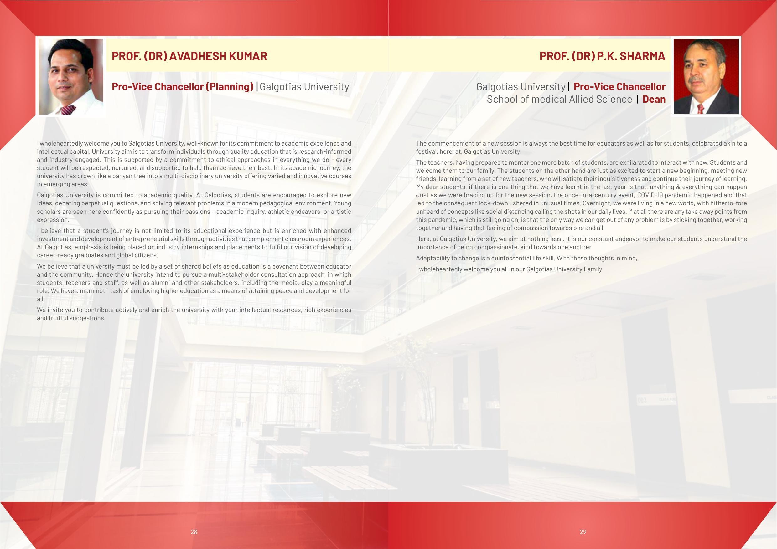 Galgotias University, Gautam Buddh Nagar Non-Engg. Prospectus 2021-22 - Page 36