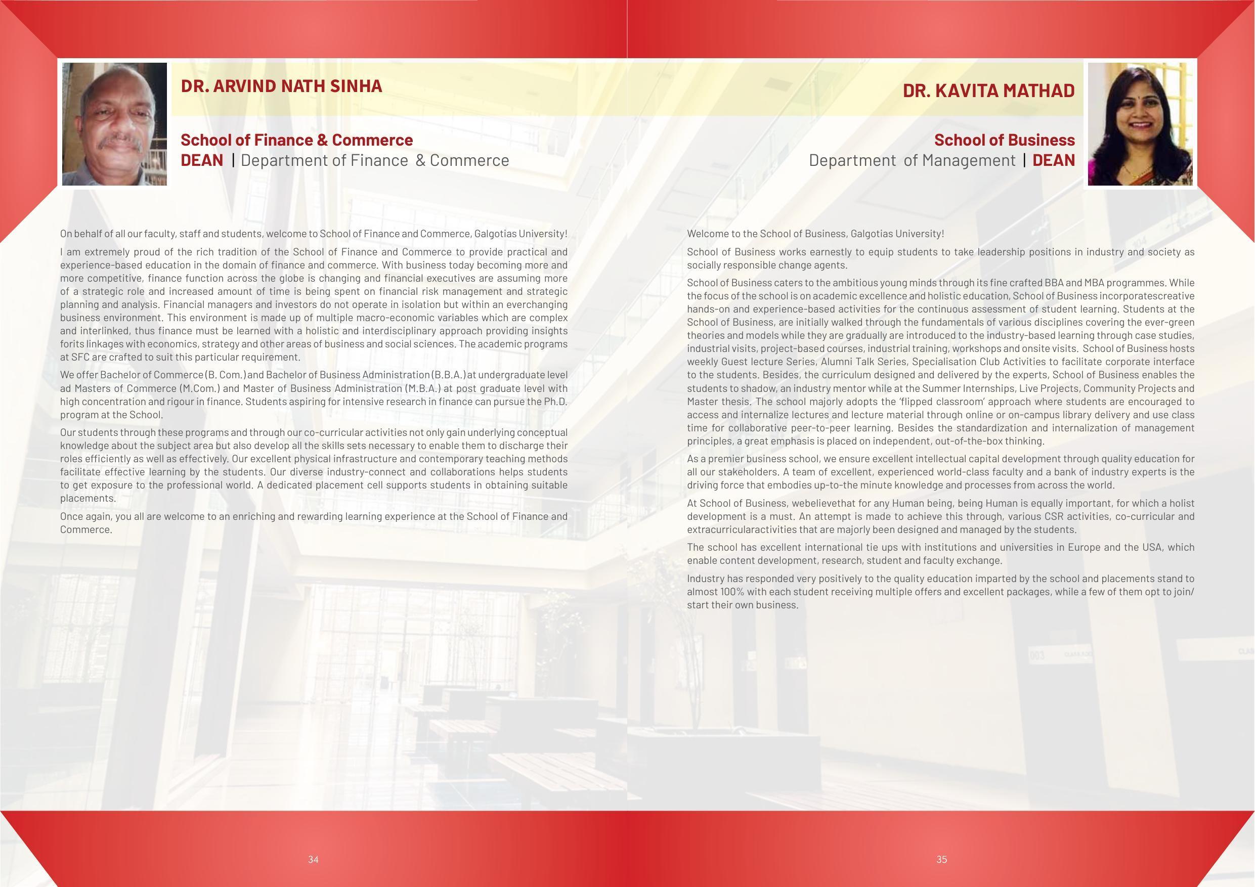 Galgotias University, Gautam Buddh Nagar Non-Engg. Prospectus 2021-22 - Page 39