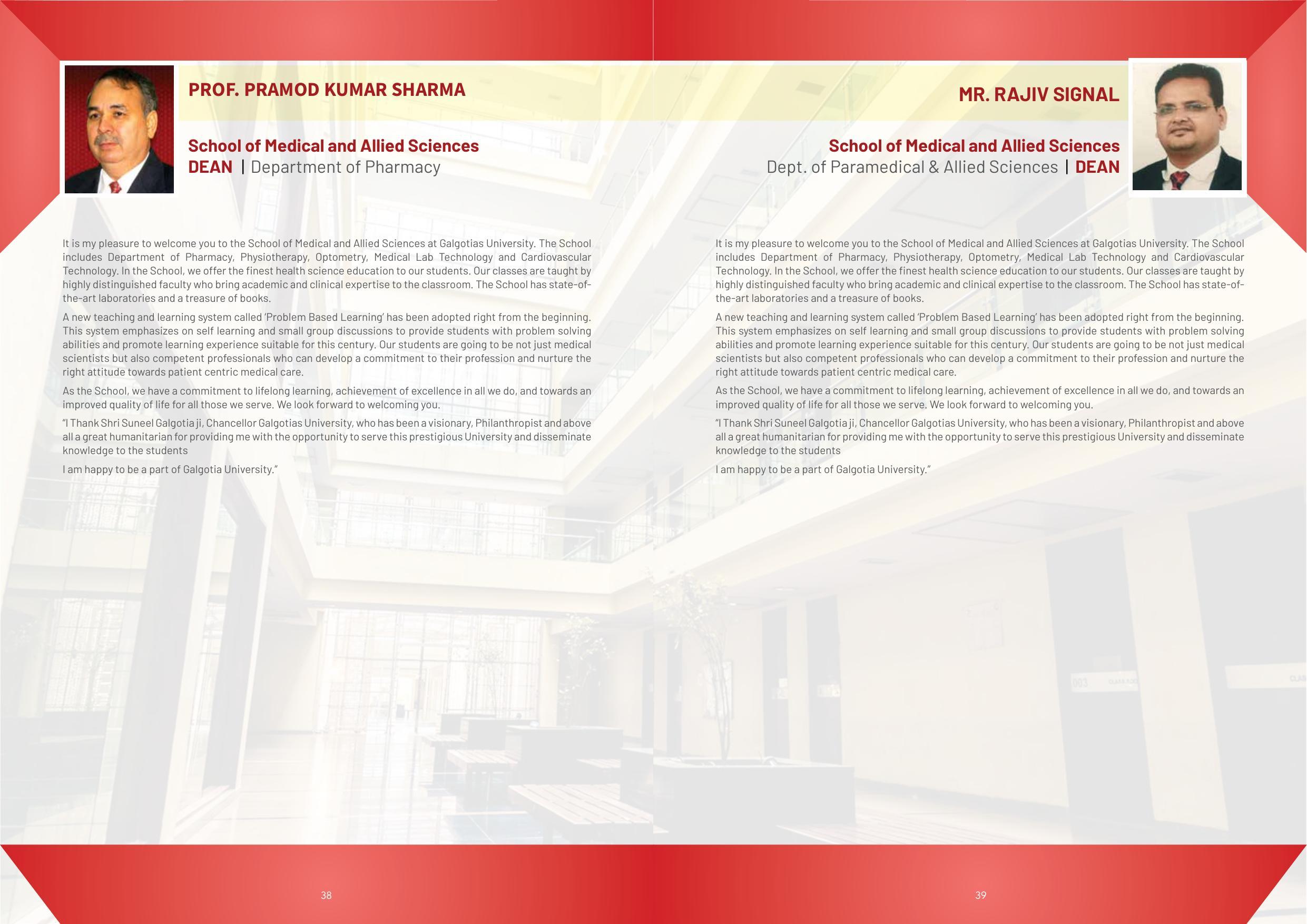 Galgotias University, Gautam Buddh Nagar Non-Engg. Prospectus 2021-22 - Page 41