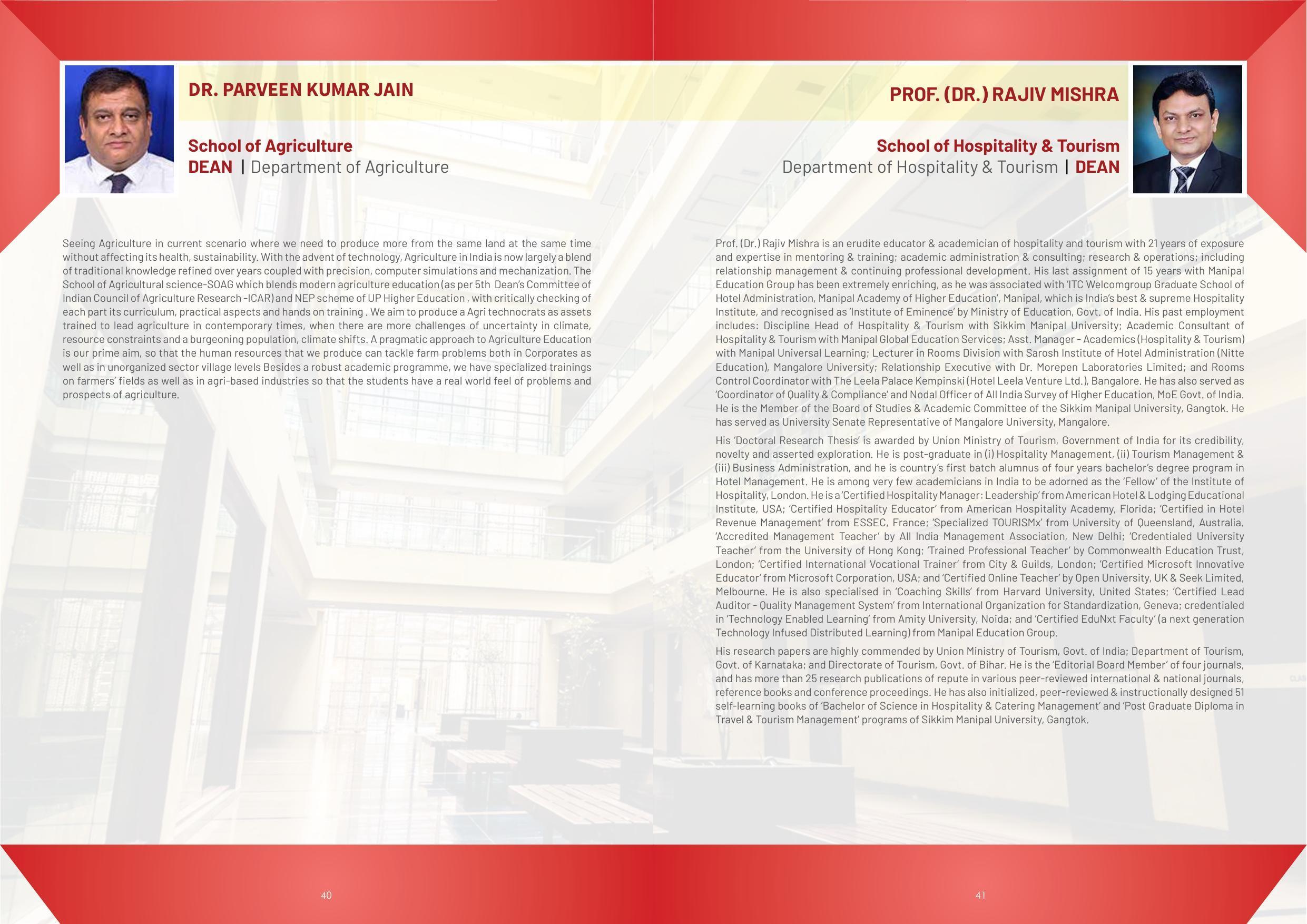Galgotias University, Gautam Buddh Nagar Non-Engg. Prospectus 2021-22 - Page 42