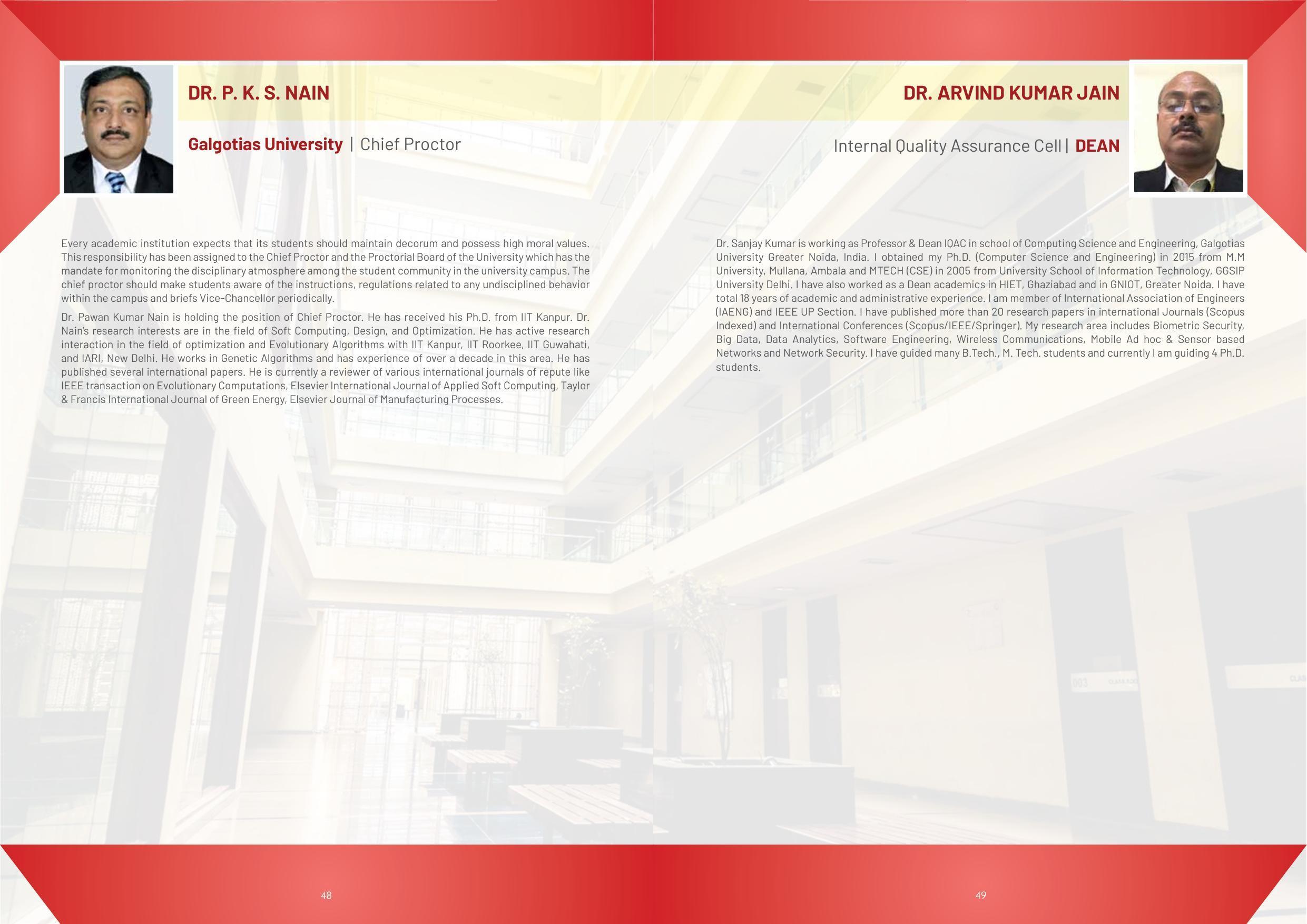 Galgotias University, Gautam Buddh Nagar Non-Engg. Prospectus 2021-22 - Page 46