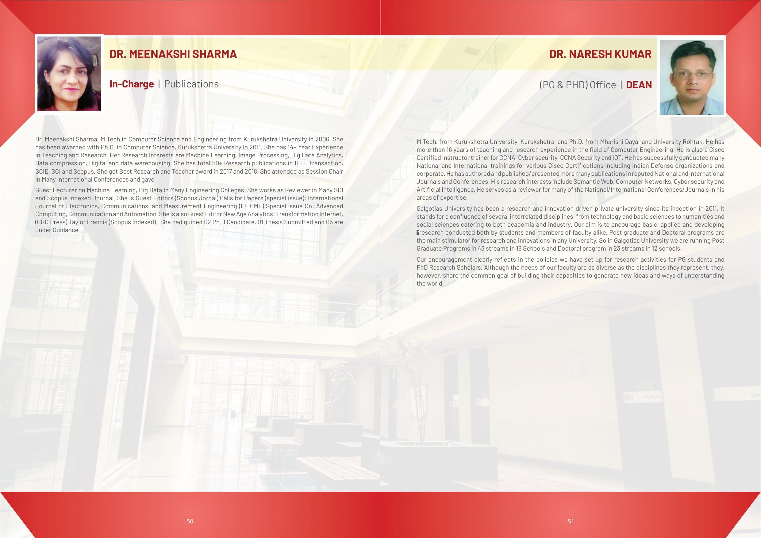 Galgotias University, Gautam Buddh Nagar Non-Engg. Prospectus 2021-22 - Page 47