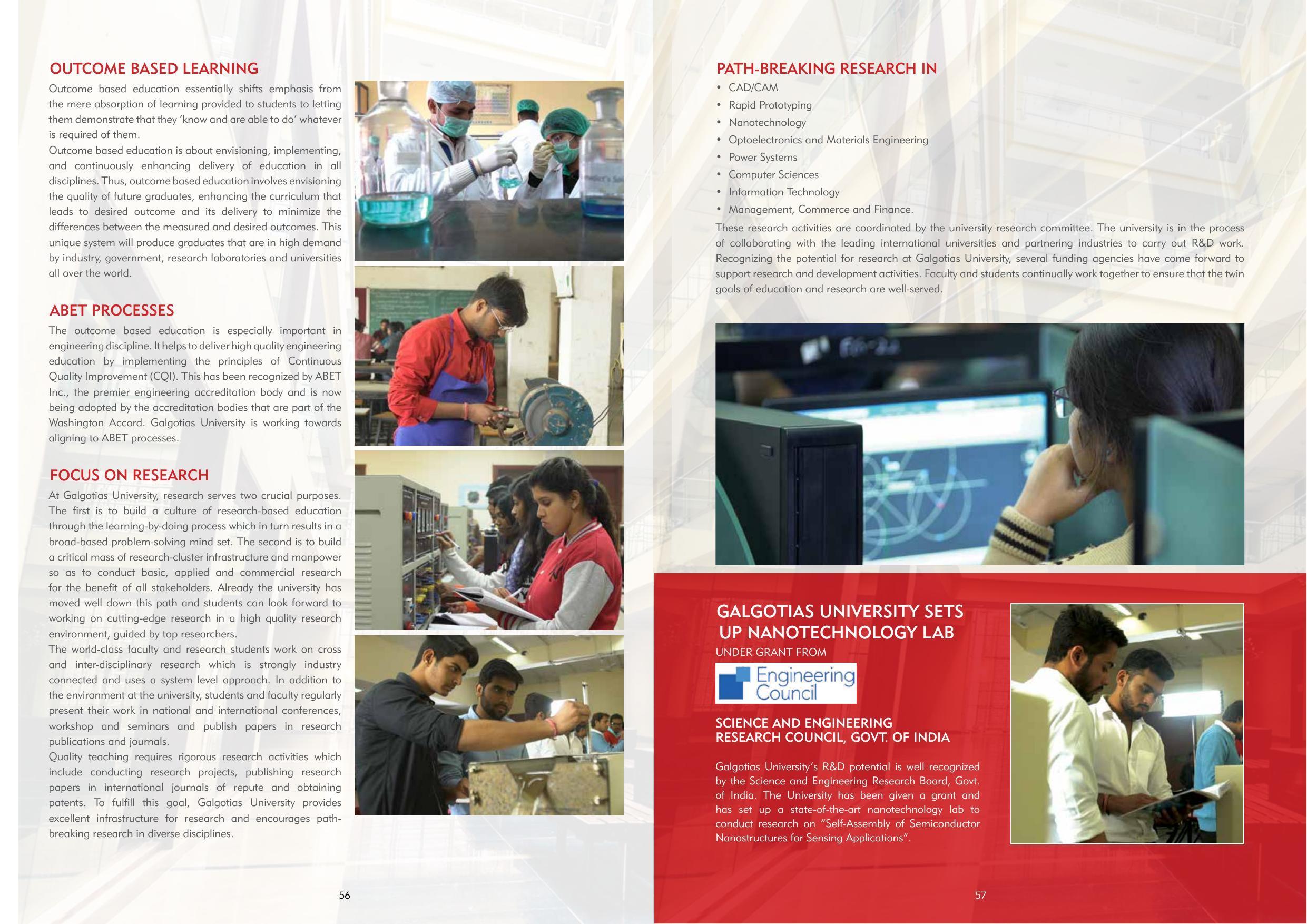 Galgotias University, Gautam Buddh Nagar Non-Engg. Prospectus 2021-22 - Page 50