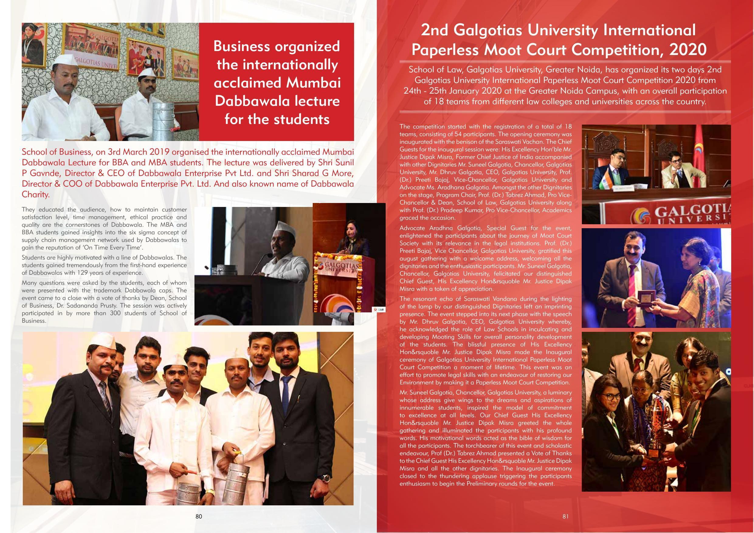 Galgotias University, Gautam Buddh Nagar Non-Engg. Prospectus 2021-22 - Page 62